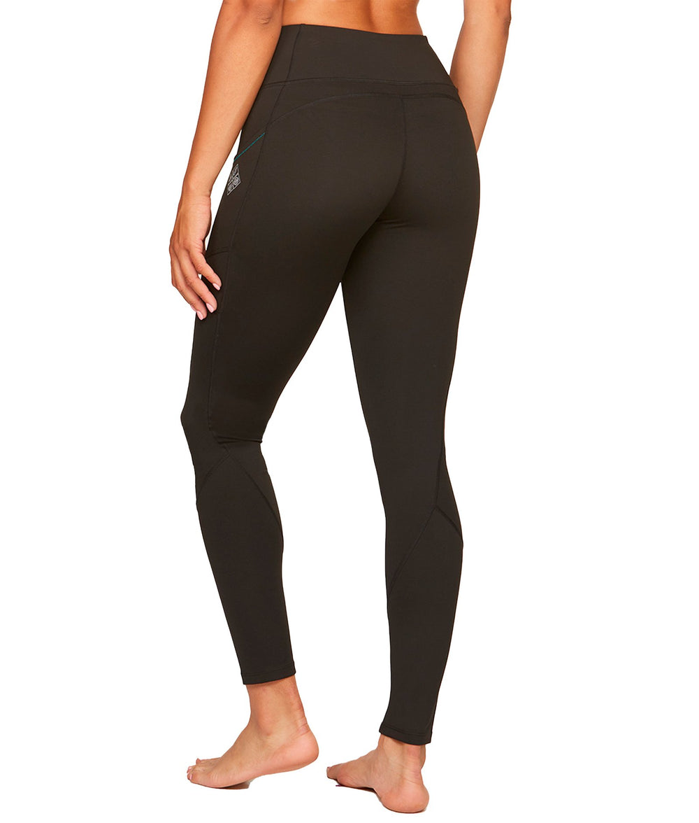 Women's Black Ablaze Recycled Legging
