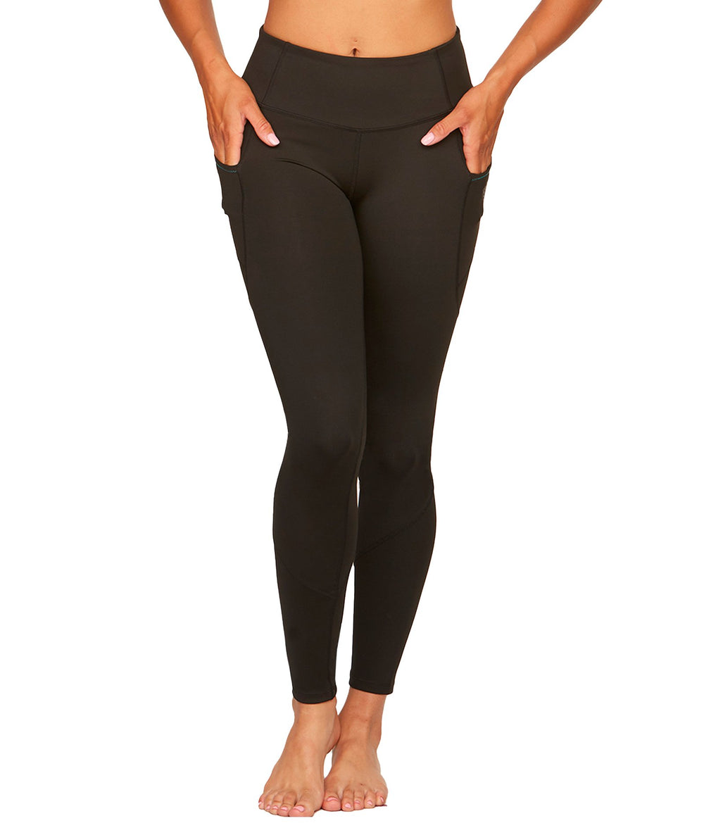 Women's Black Ablaze Recycled Legging