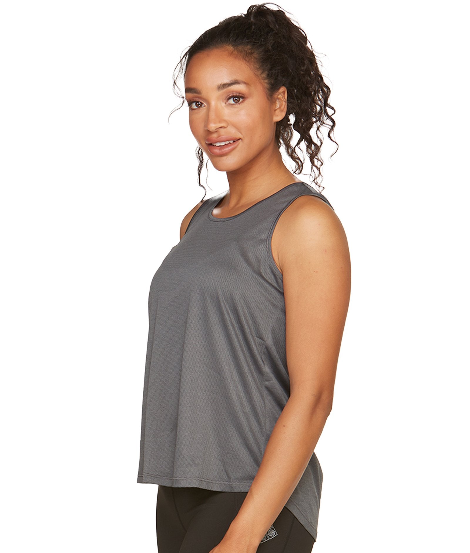 Women's Black Afloat Recycled Muscle Tank
