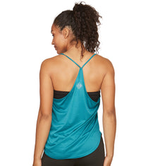 Women's Bright Teal Afloat Recycled Strappy Tank