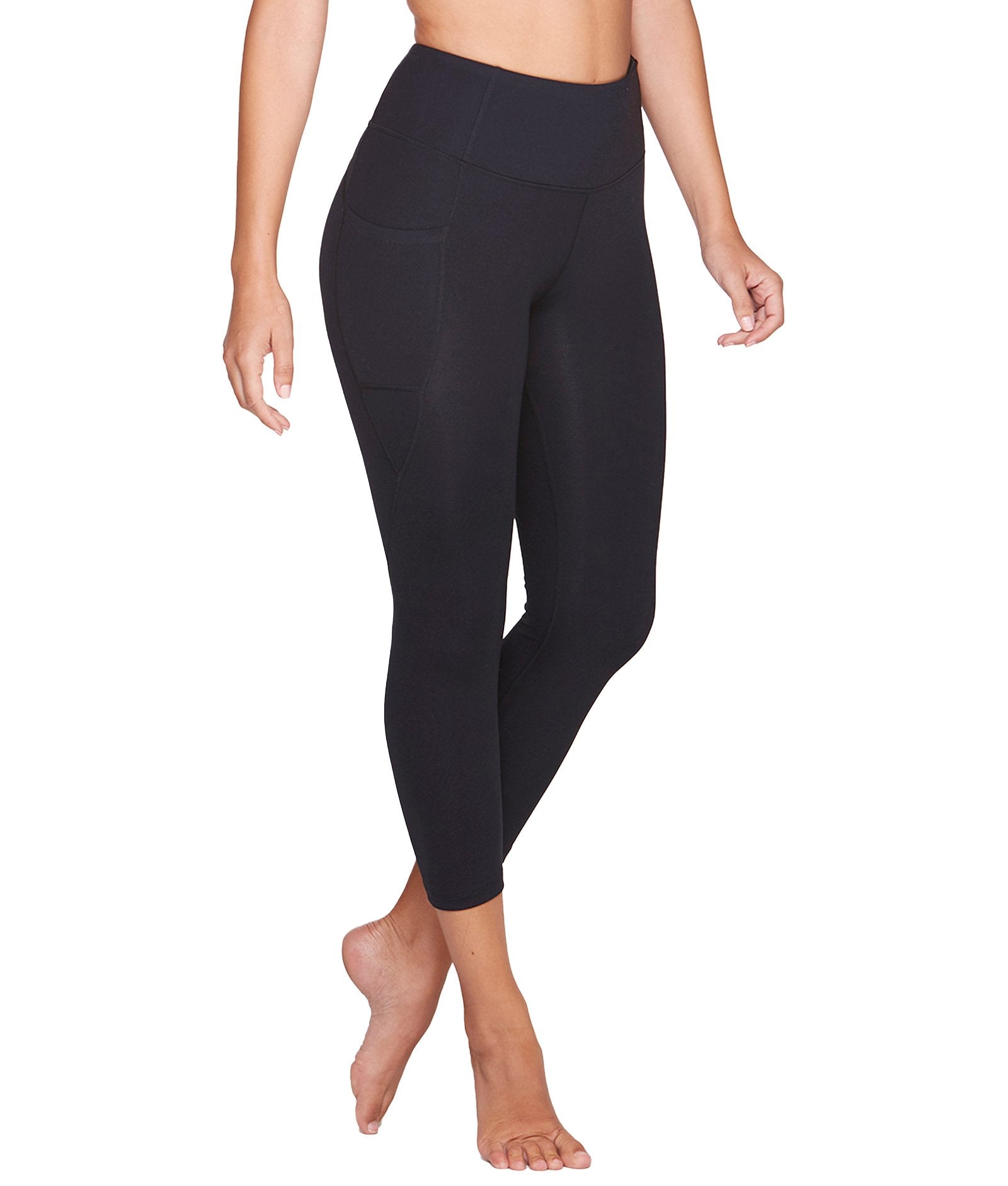 Women's Black Allure Capri Legging