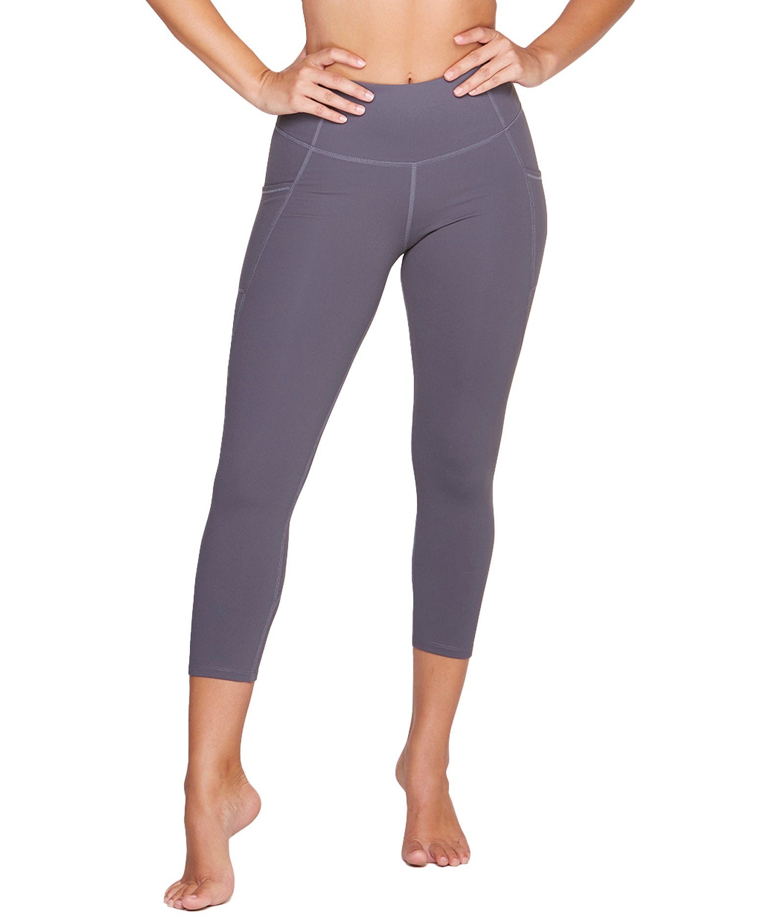 Women's Charcoal Allure Capri Legging