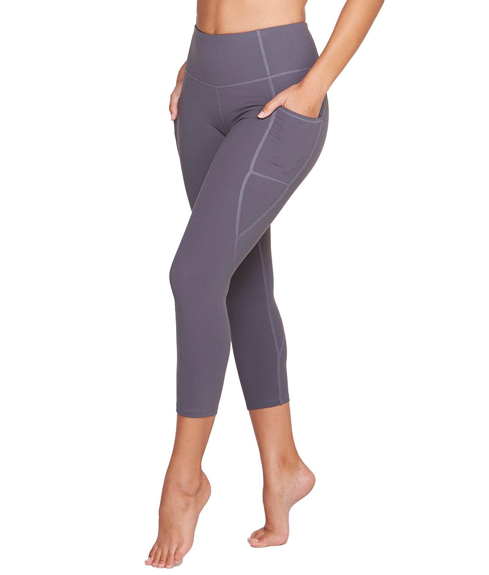 Women's Charcoal Allure Capri Legging