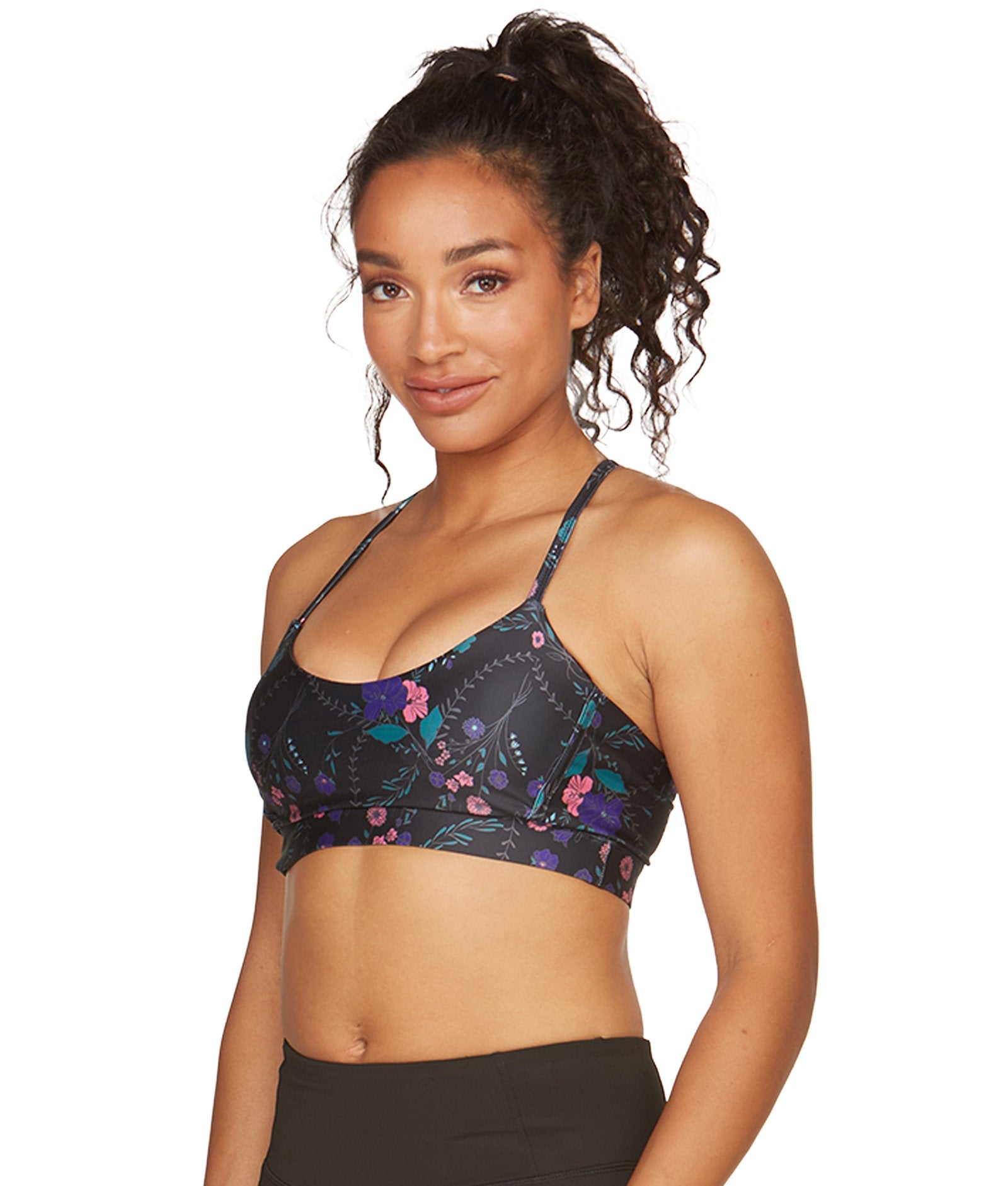Women's Flowers and Vines Aloft Recycled Bralette