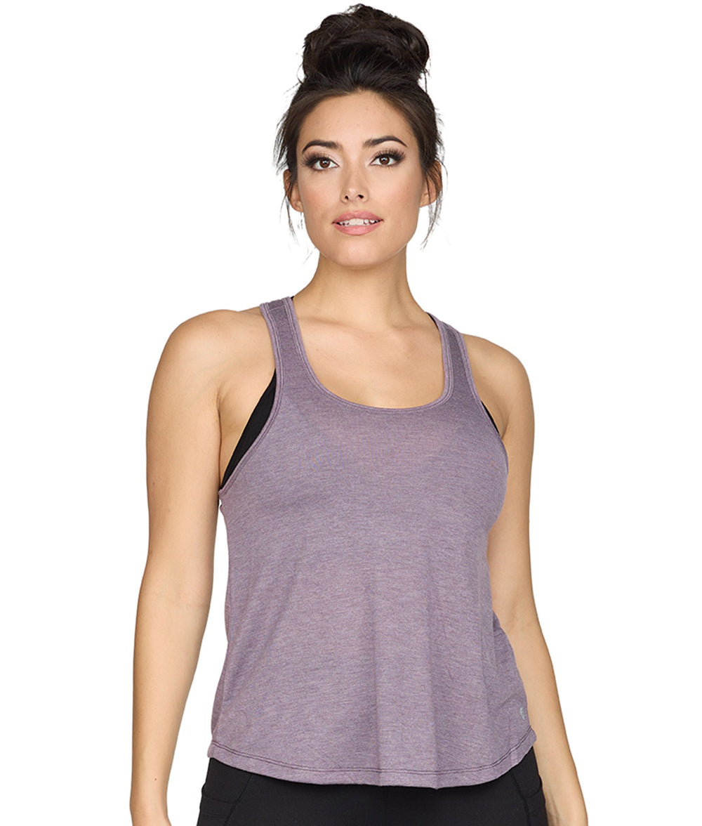 Women's Black Cherry Ana Crossback Tank
