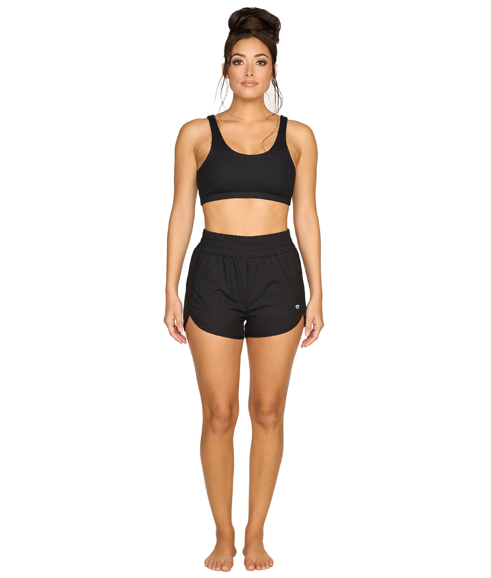 Women's Black Annika Running Short