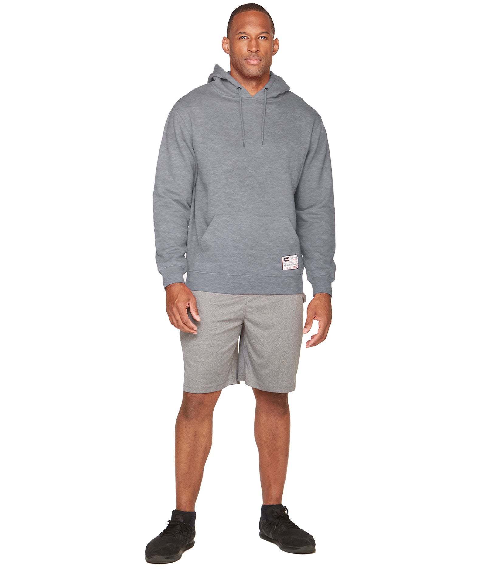 Men's Heather Grey Authentic Pullover Hoodie