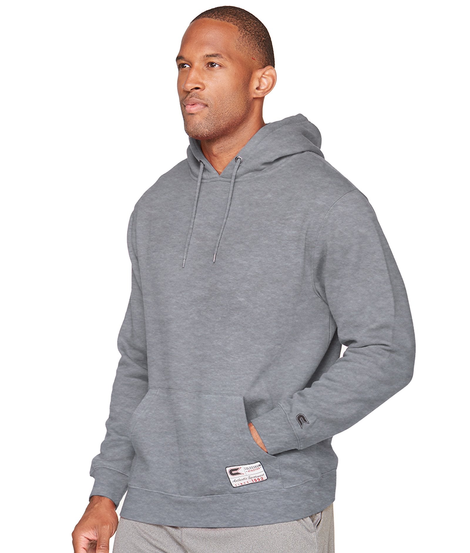 Men's Heather Grey Authentic Pullover Hoodie