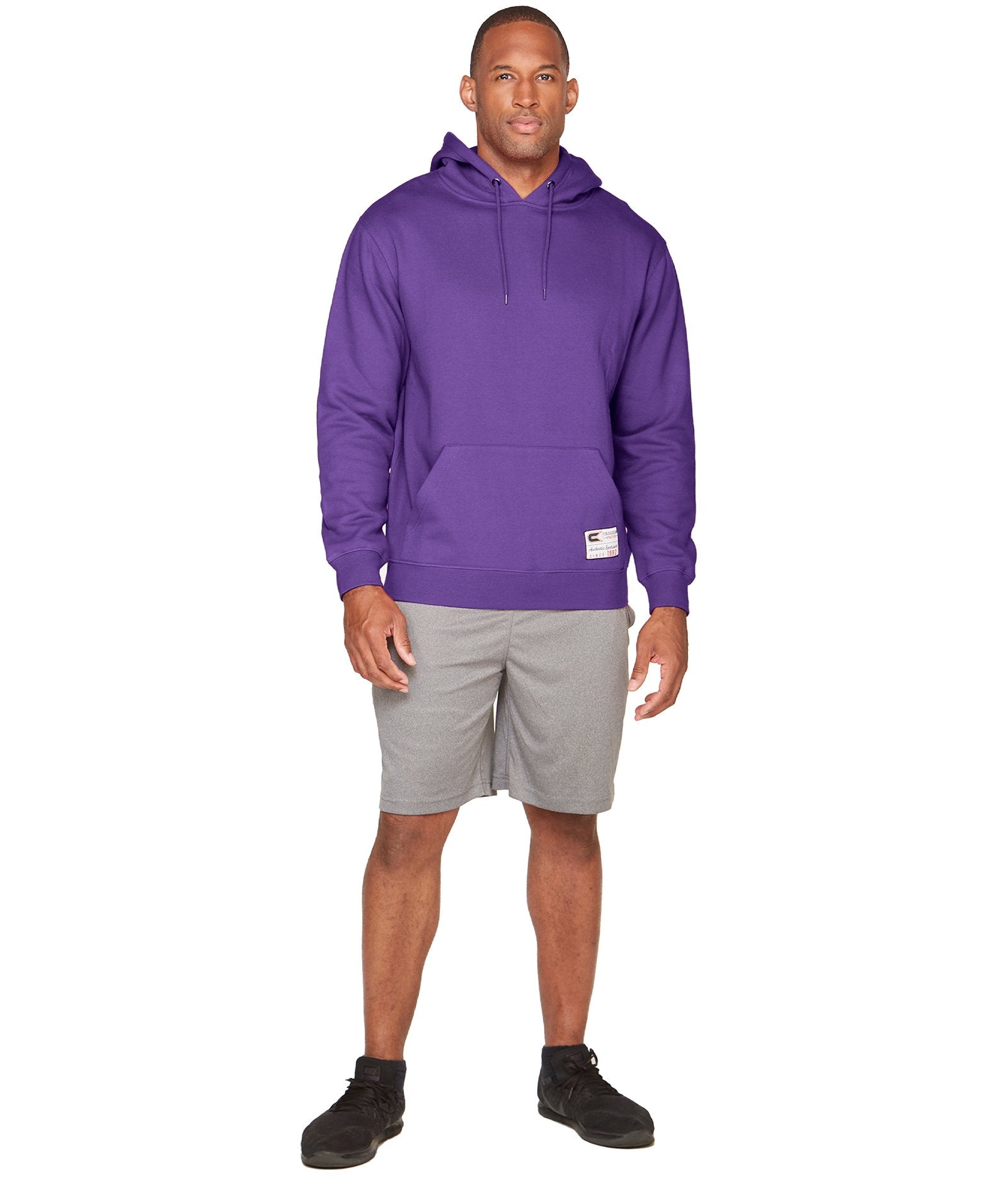 Men's Purple Authentic Pullover Hoodie
