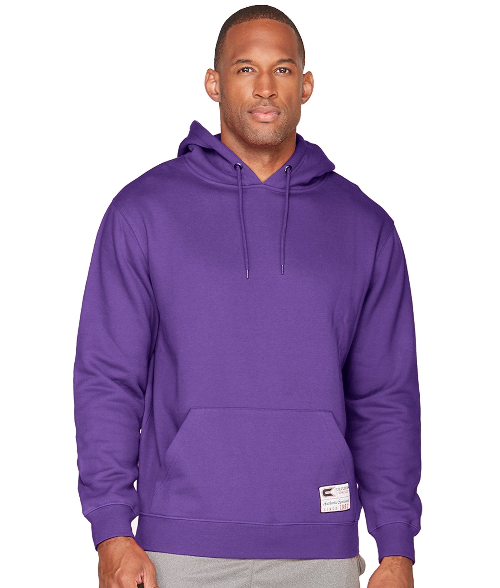 Men's Purple Authentic Pullover Hoodie