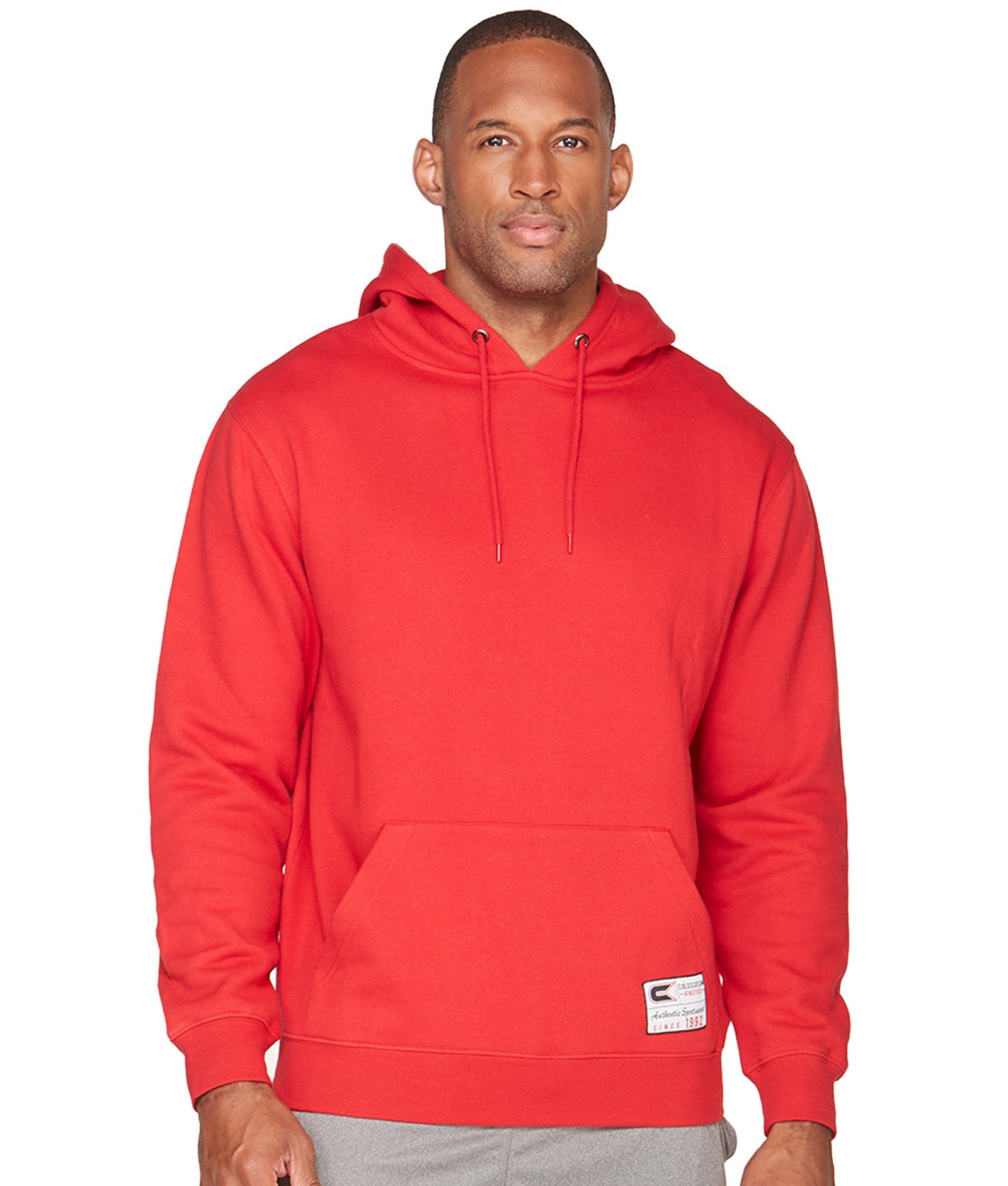 Men's Red Authentic Pullover Hoodie