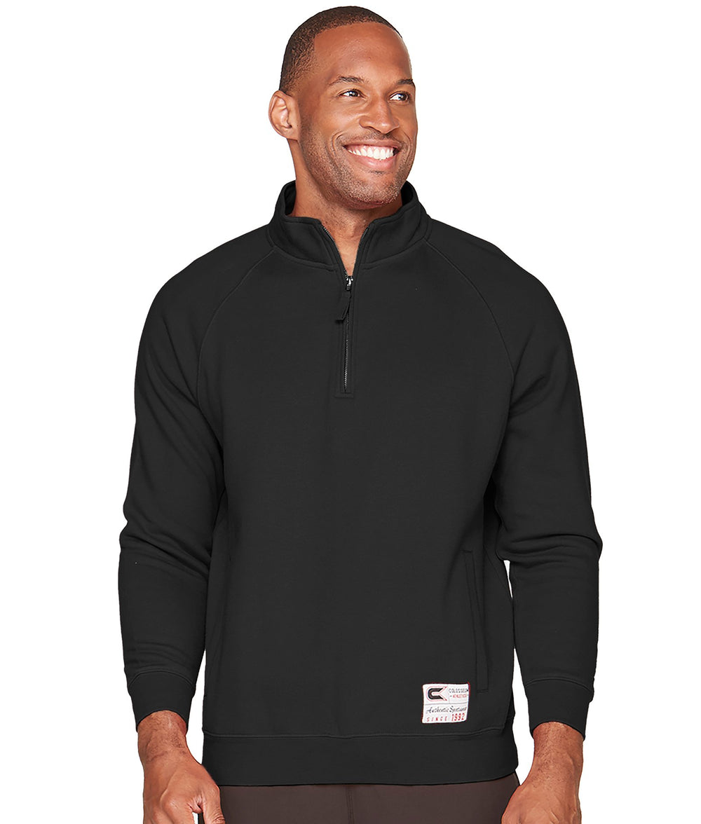 Men's Black Authentic Quarter Zip