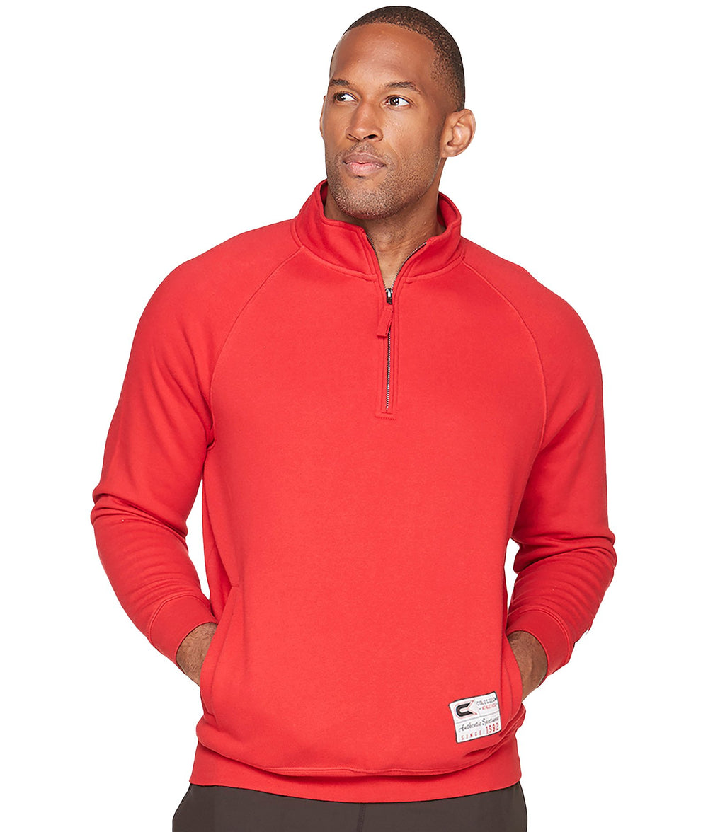 Men's Red Authentic Quarter Zip