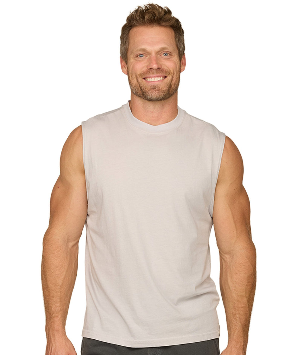 Men's Ash Grey Axel Sleeveless Tee