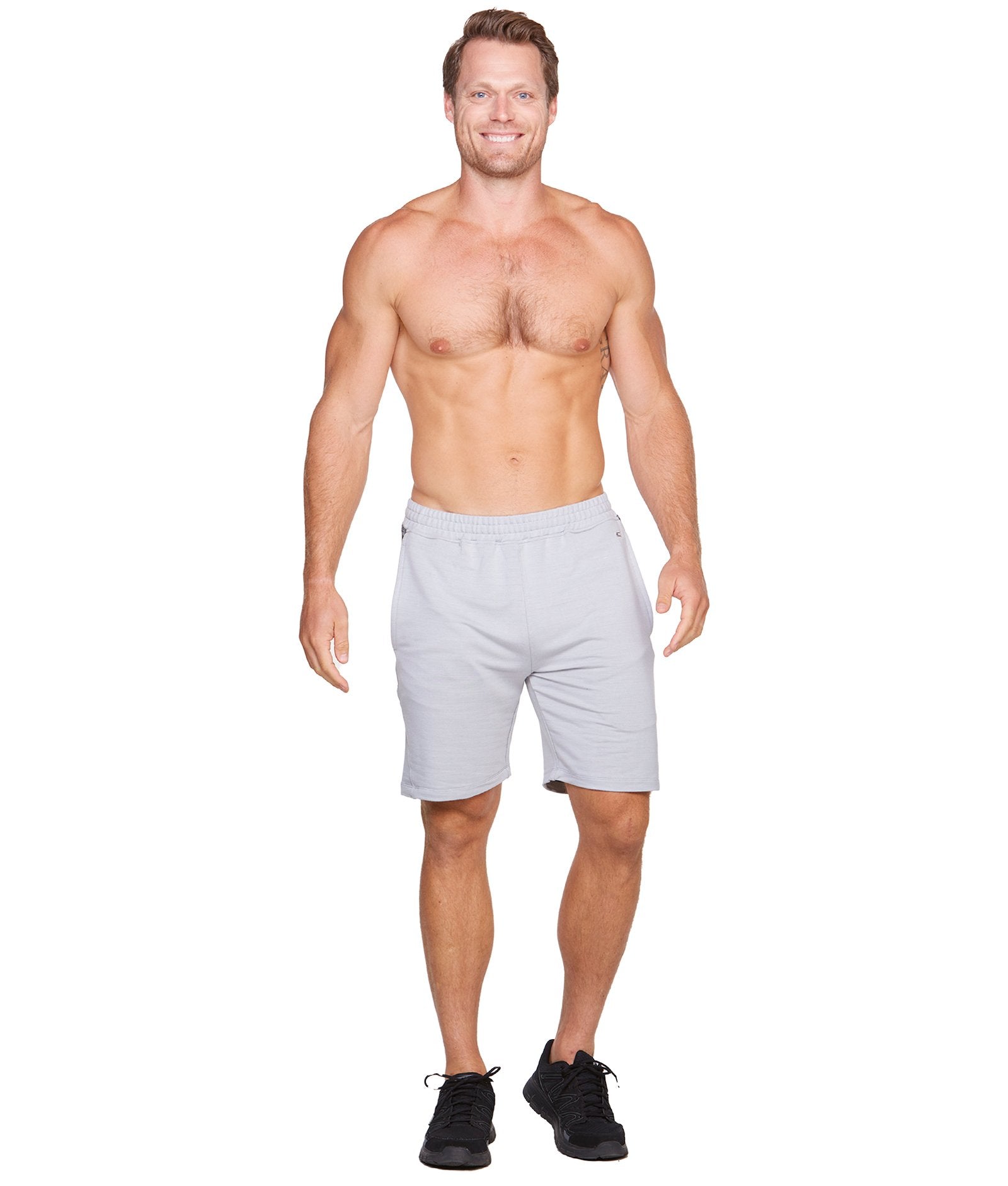 Men's Light Grey Baron Short