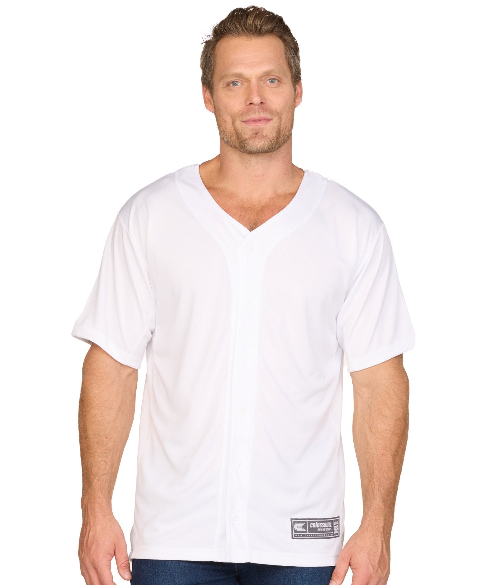 Baseball Jersey White S