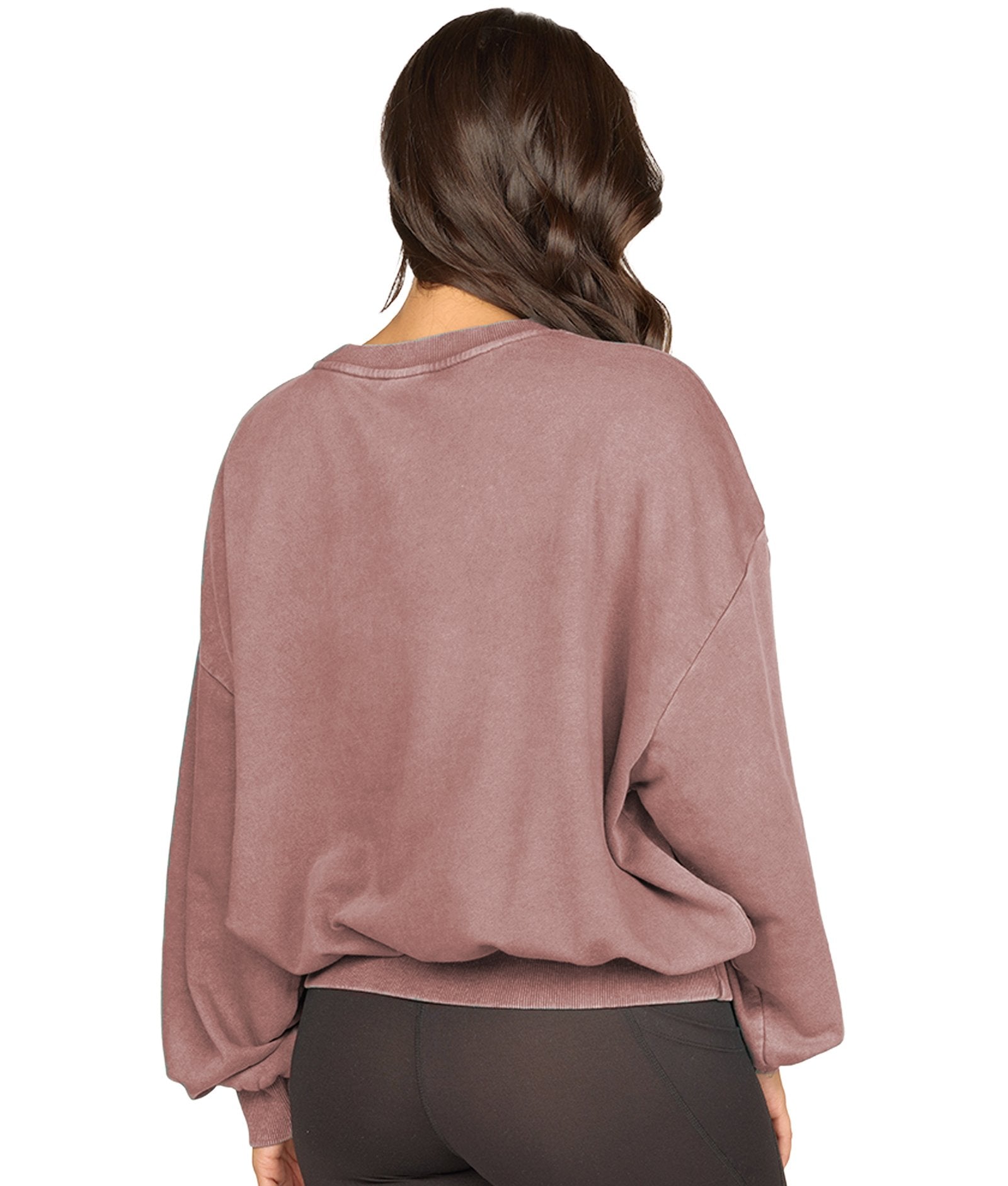 Women's Purple Rain Belle Washed Dolman Pullover