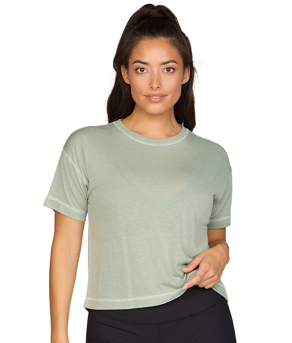 Women's Iceberg Green Brodie Short Sleeve Tee