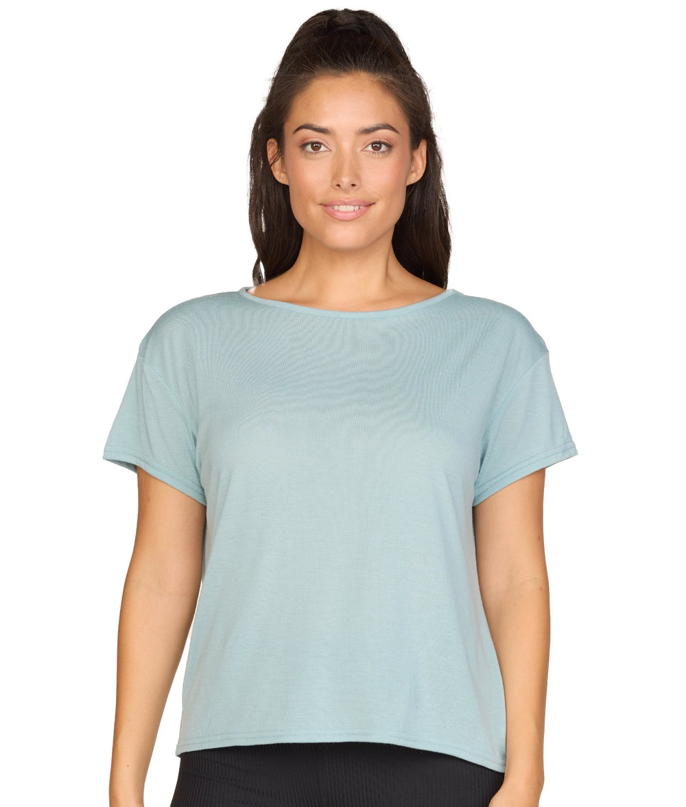 Women's Tourmaline Brooke Dolman Short Sleeve Tee