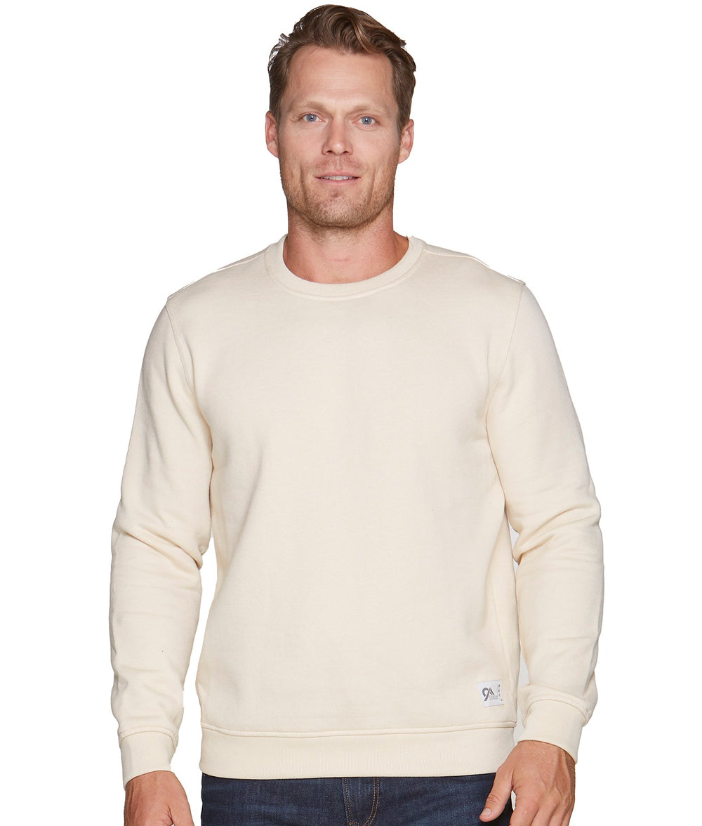 Men's Cream Brooks Crewneck