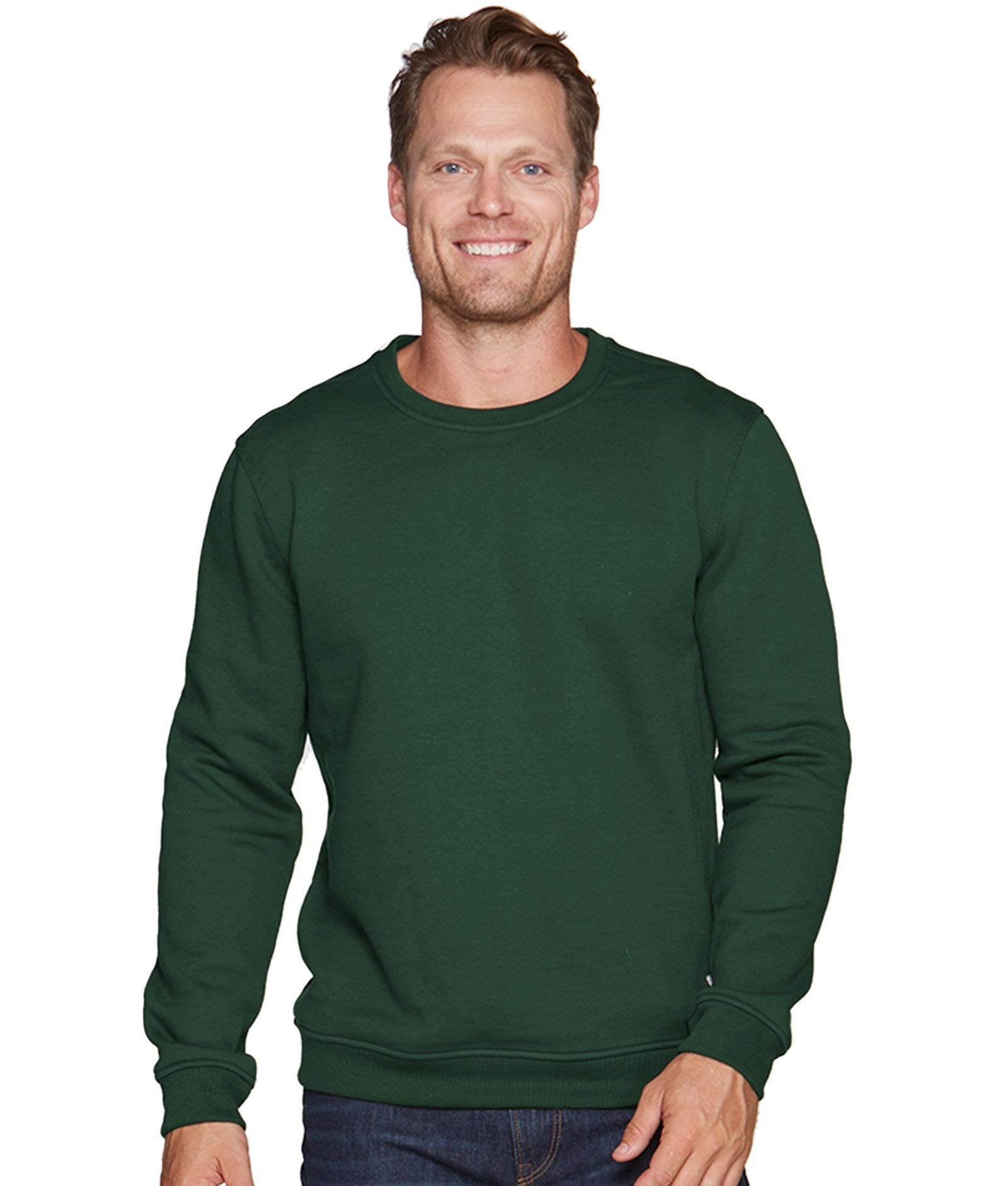 Men's Forest Green Brooks Crewneck