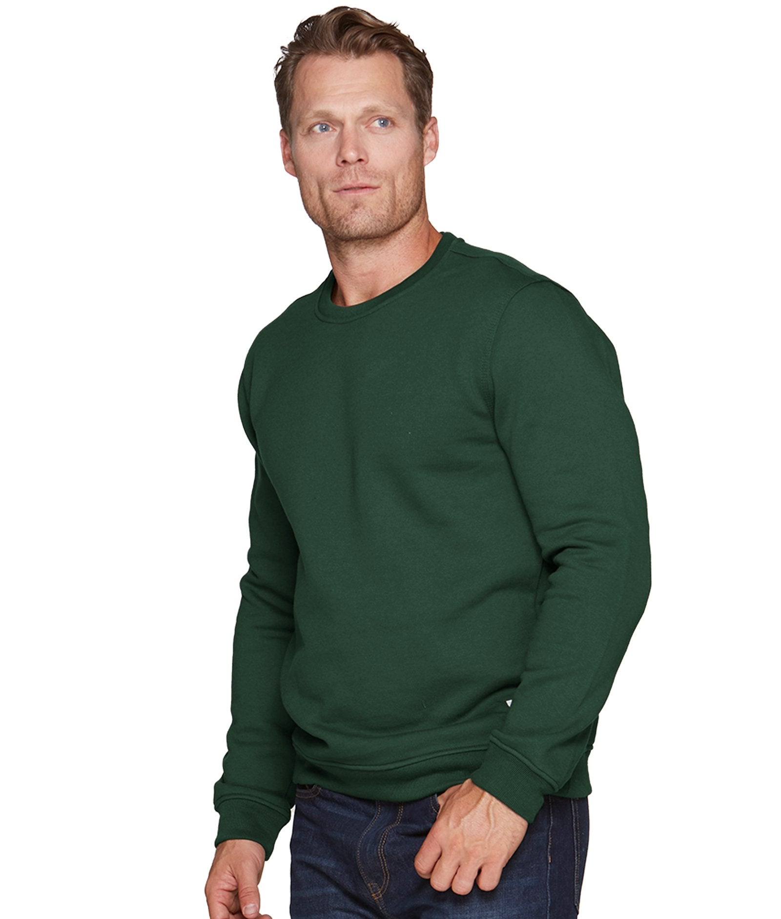 Men's Forest Green Brooks Crewneck