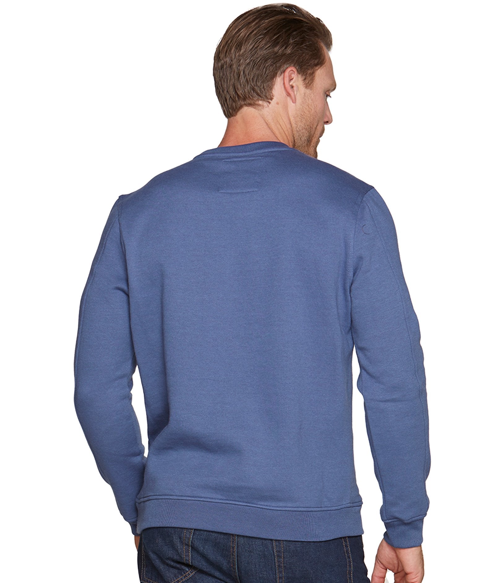 Men's Post Blue Brooks Crewneck