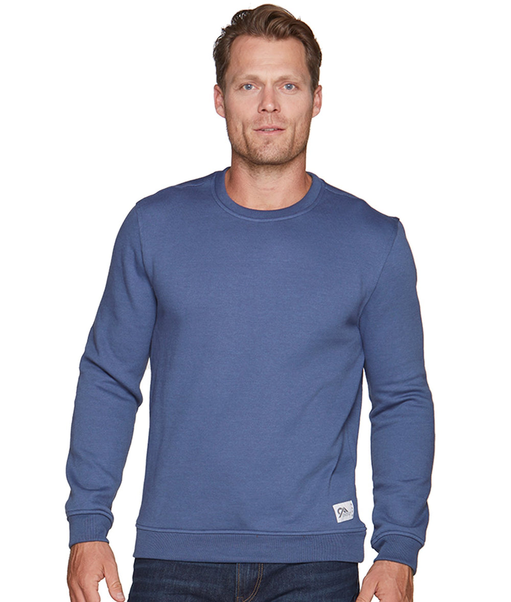 Men's Post Blue Brooks Crewneck