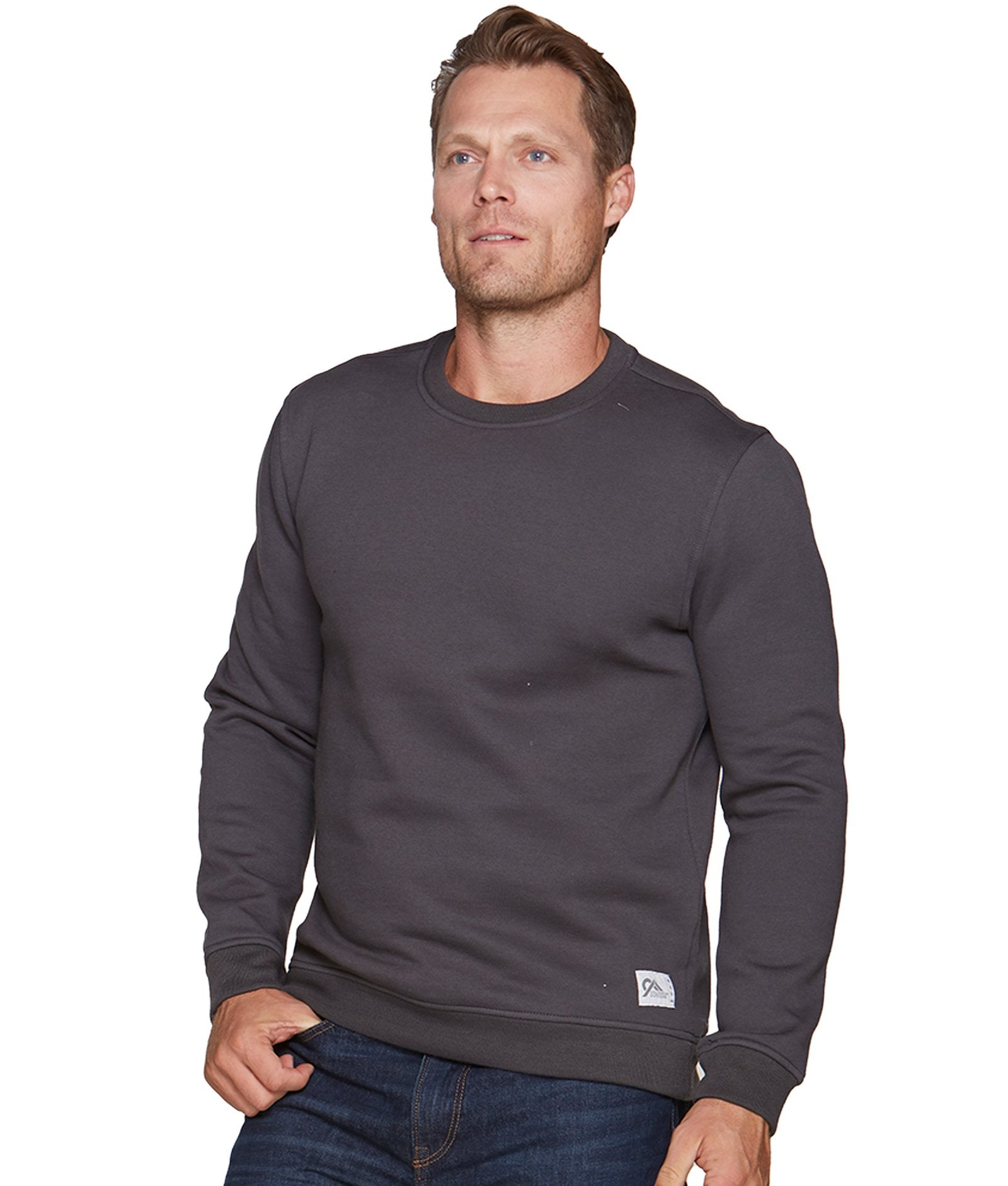 Men's Vintage Black Brooks Crewneck