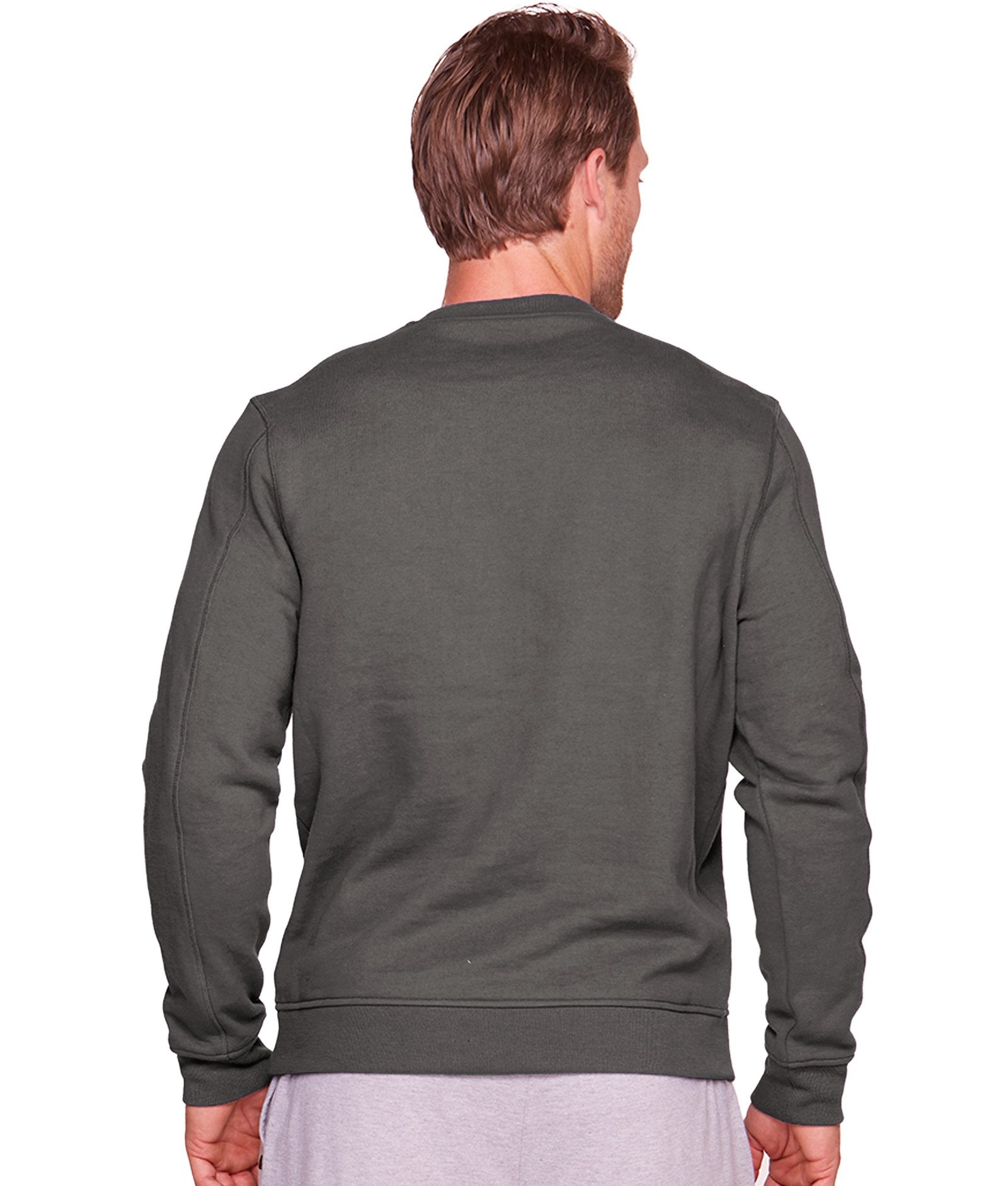 Men's Vintage Charcoal Brooks Crewneck