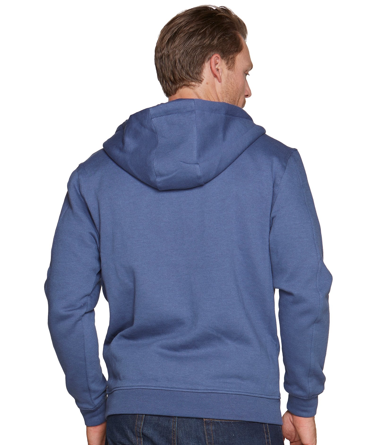Men's Post Blue Brooks Full Zip Hoodie