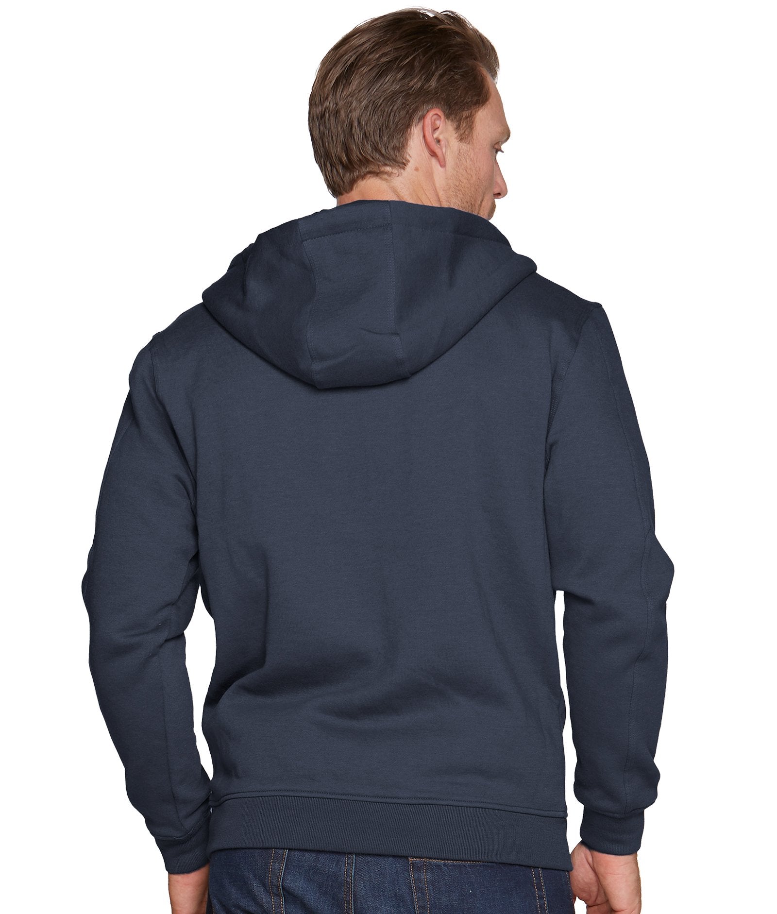 Men's Vintage Navy Brooks Full Zip Hoodie