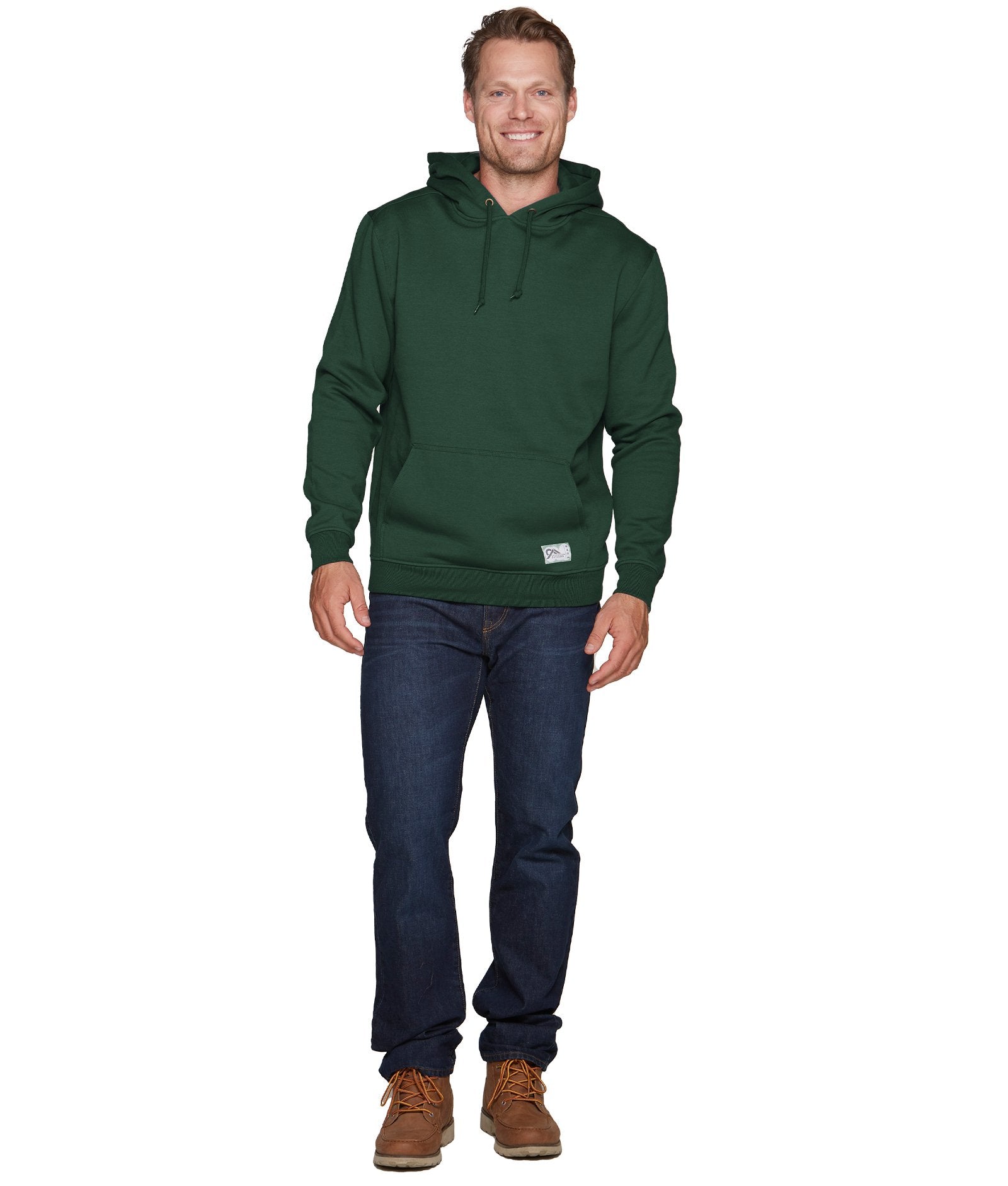 Men's Forest Green Brooks Pullover Hoodie