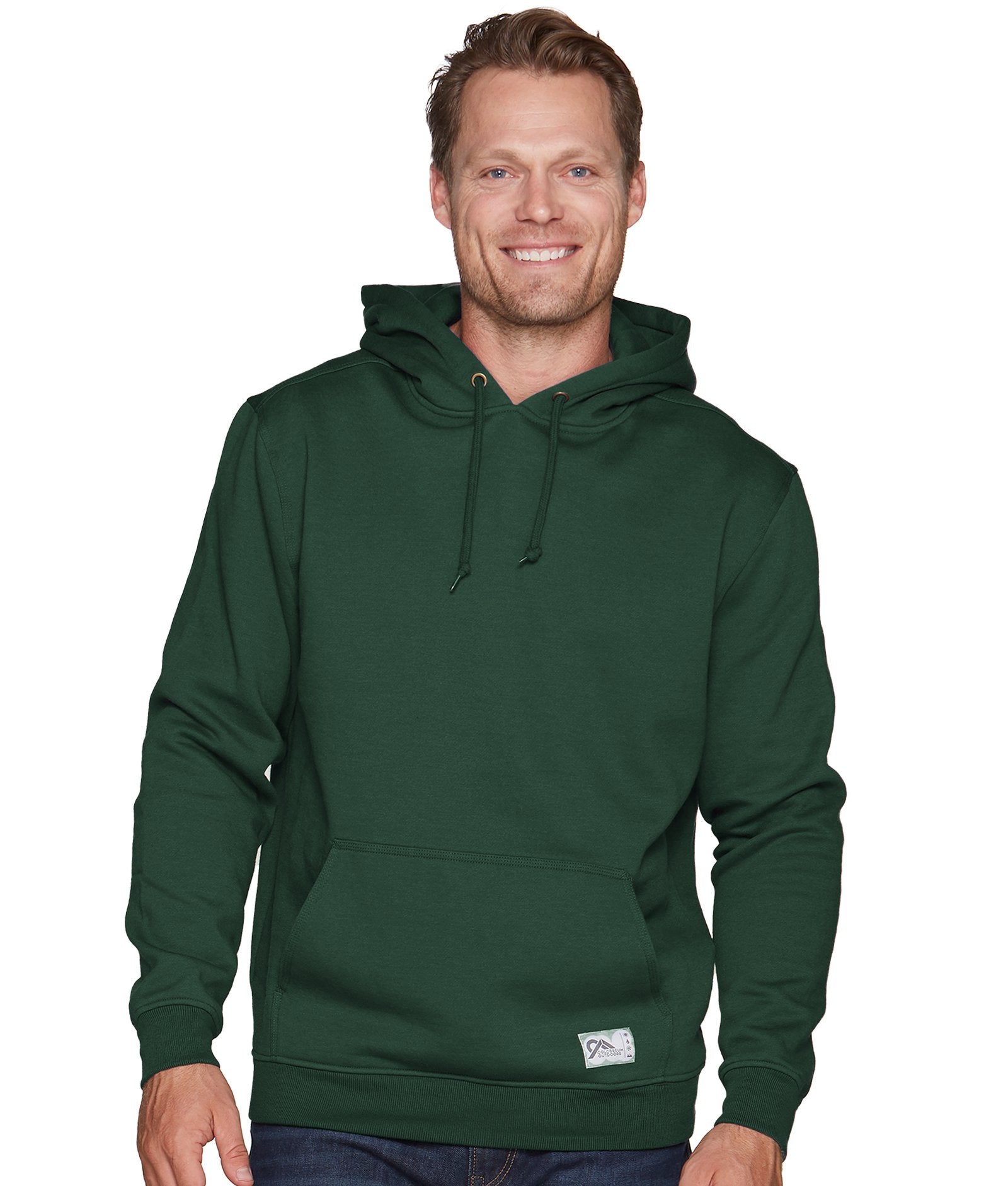 Men's Forest Green Brooks Pullover Hoodie