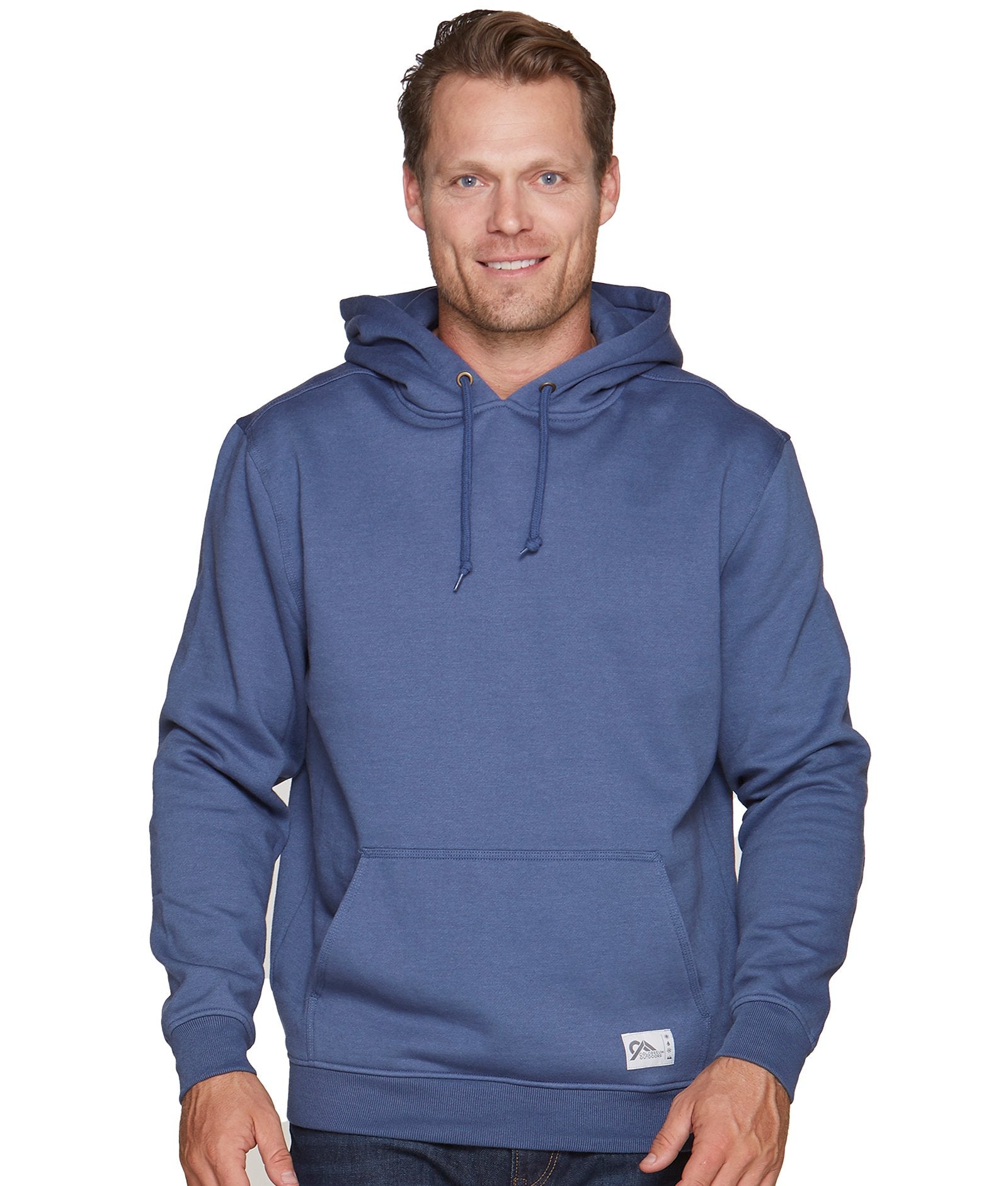 Men's Post Blue Brooks Pullover Hoodie