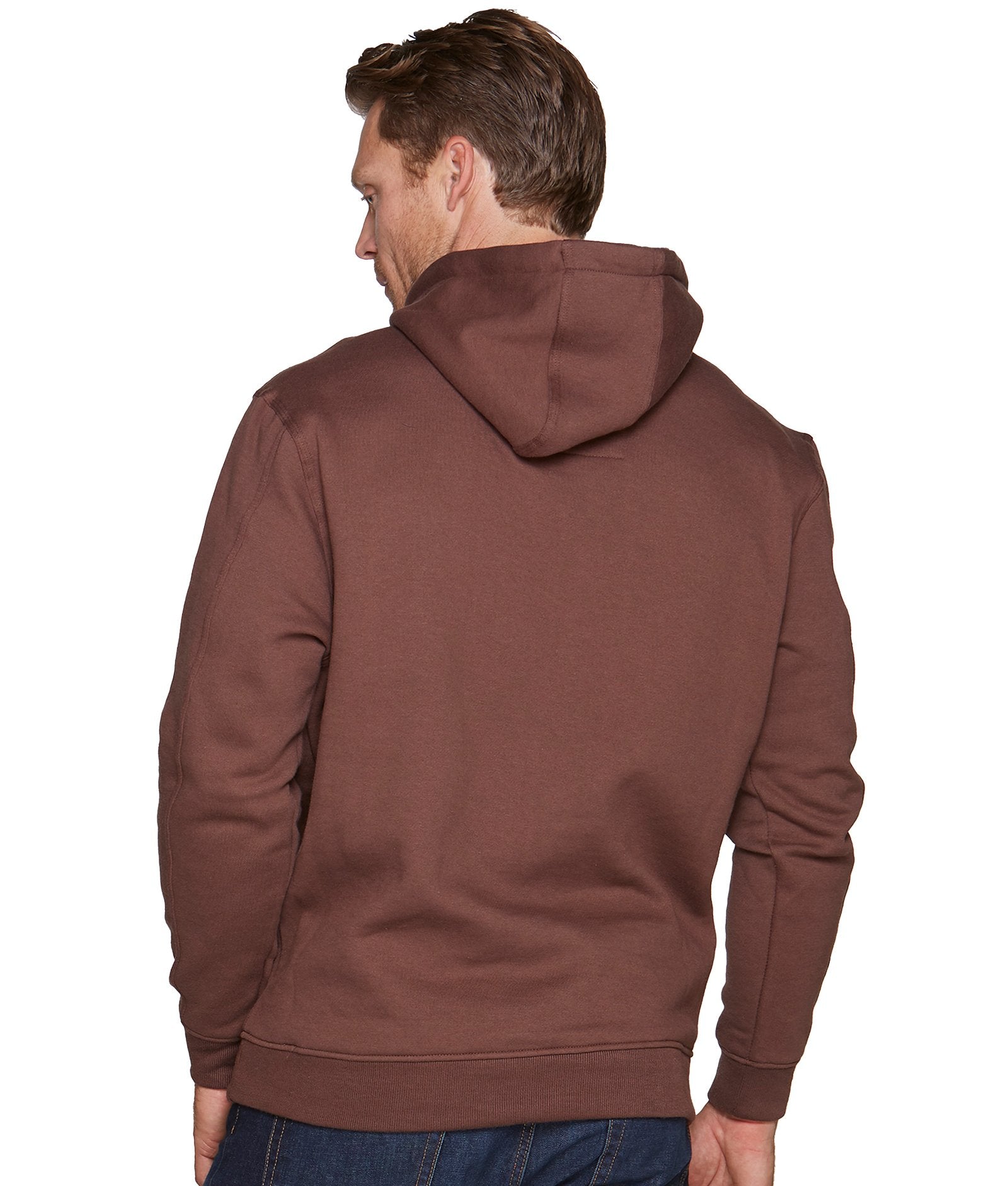 Men's Vintage Brown Brooks Pullover Hoodie
