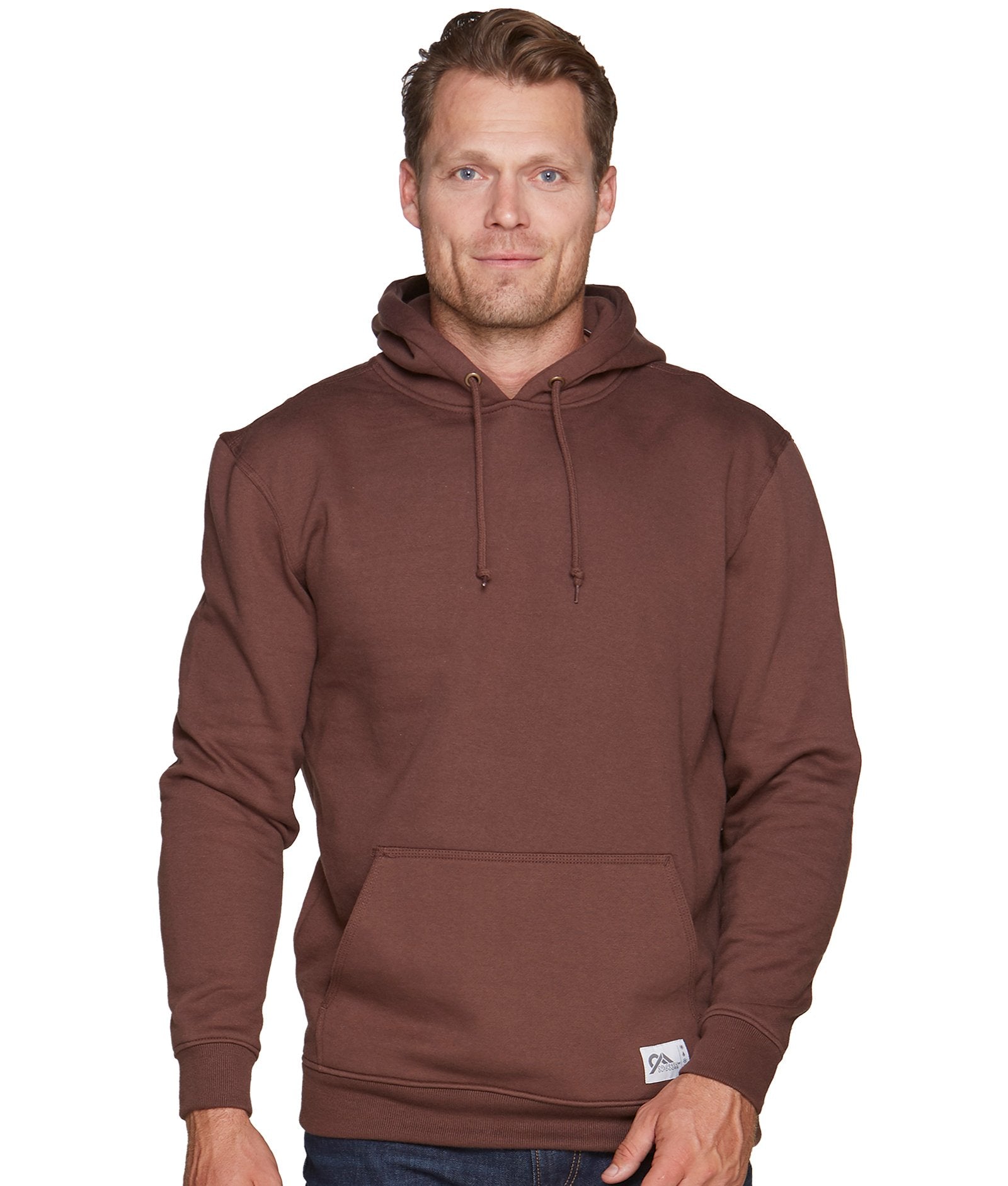 Men's Vintage Brown Brooks Pullover Hoodie