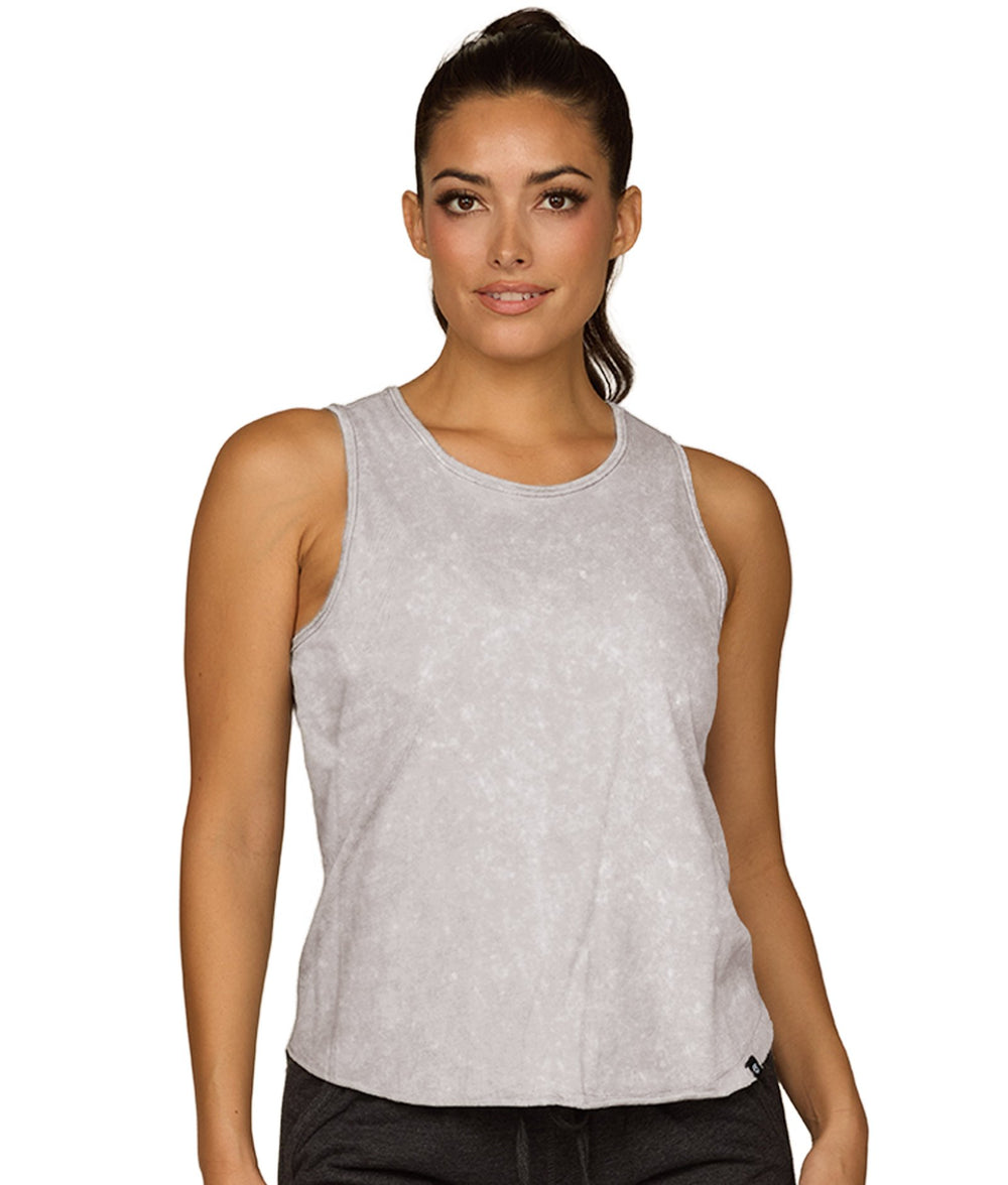 Women's Ash Grey Claire Snow Wash Tank