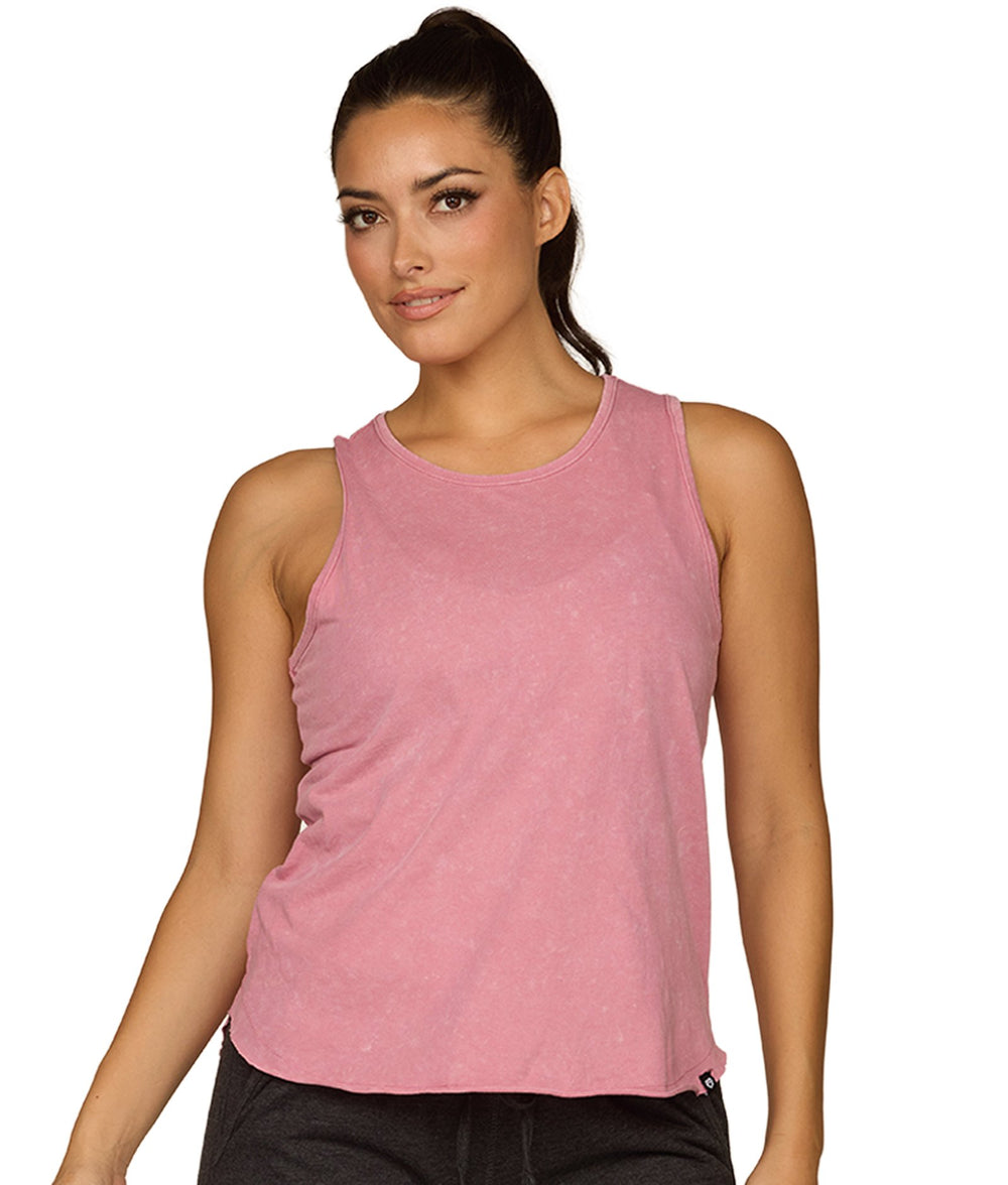 Women's Blush Claire Snow Wash Tank