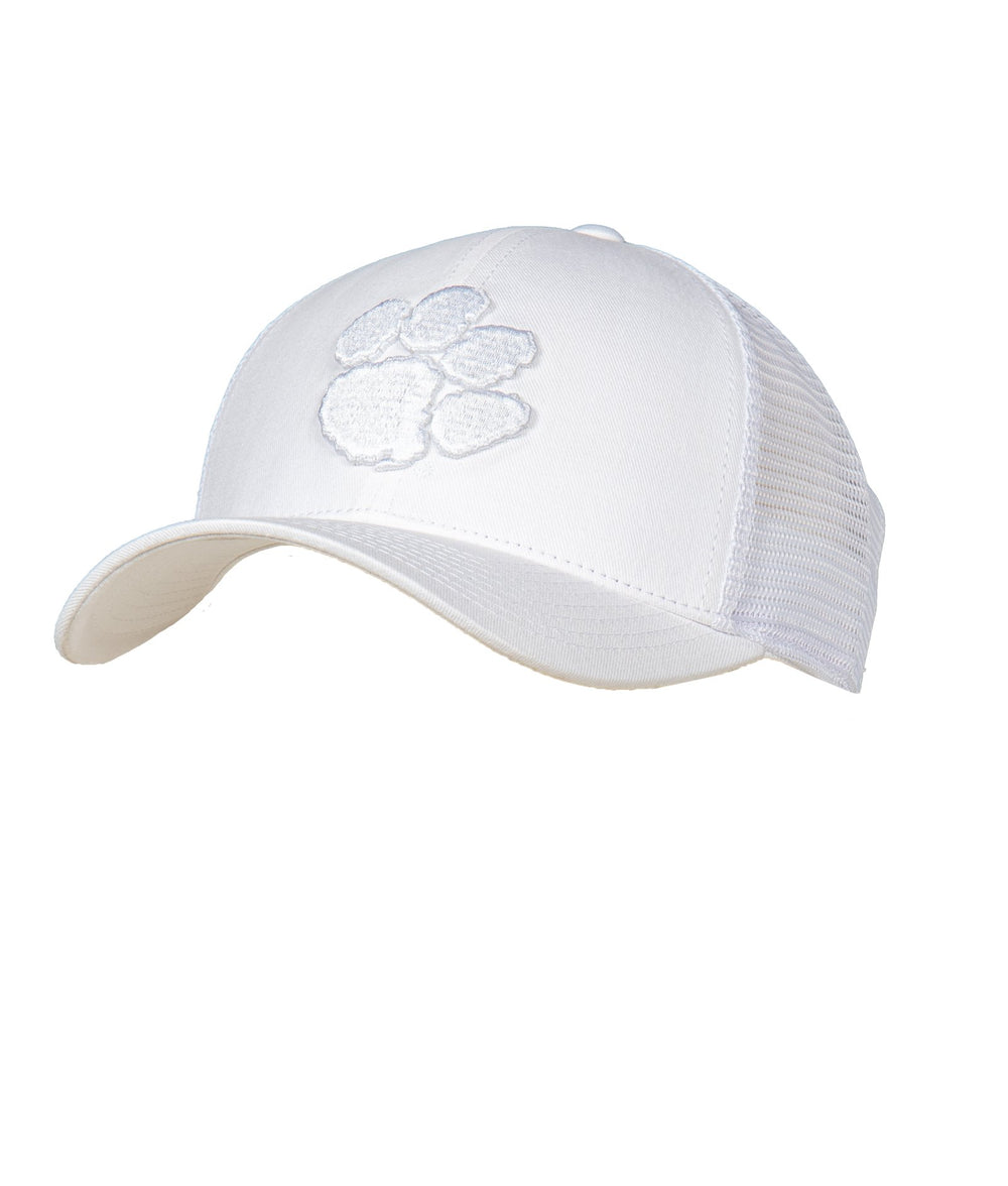 Clemson Tigers Whiteout Adjustable Hat