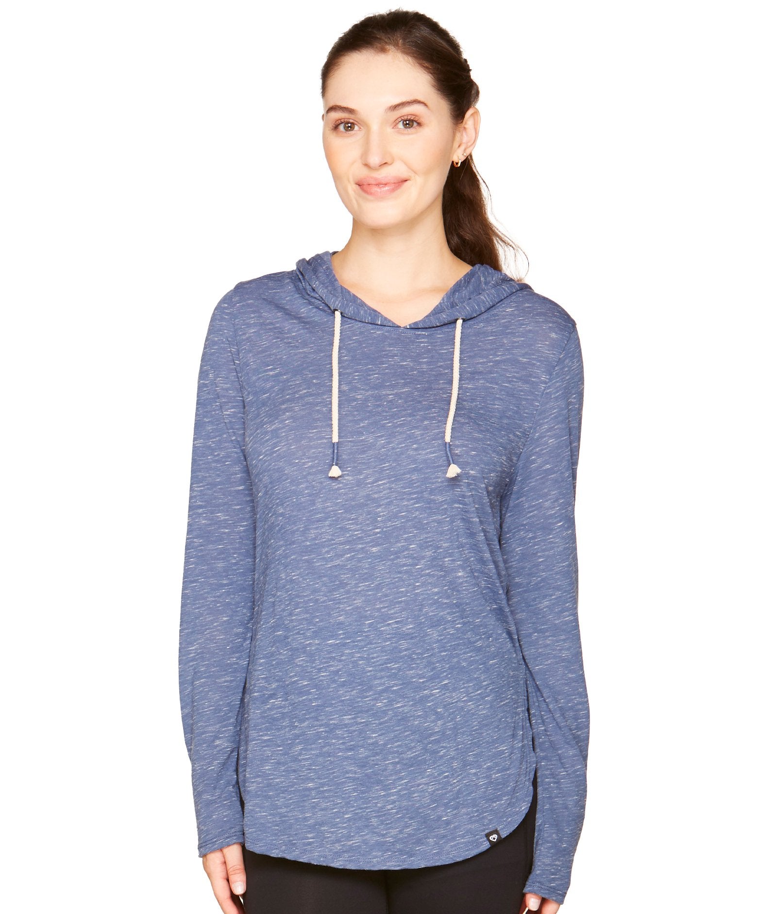 Women's Vintage Indigo Cora Long Sleeve Hooded Tee