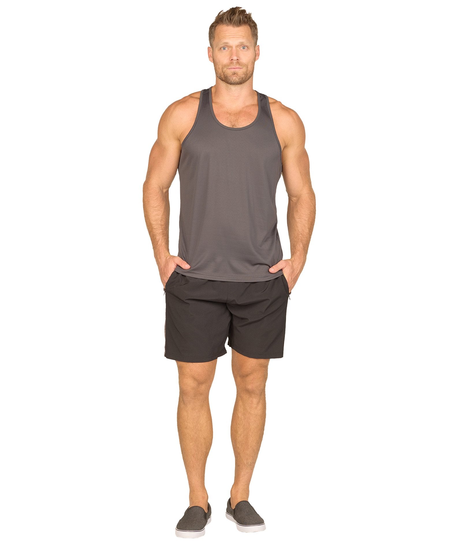 Men's Charcoal Dale Tank