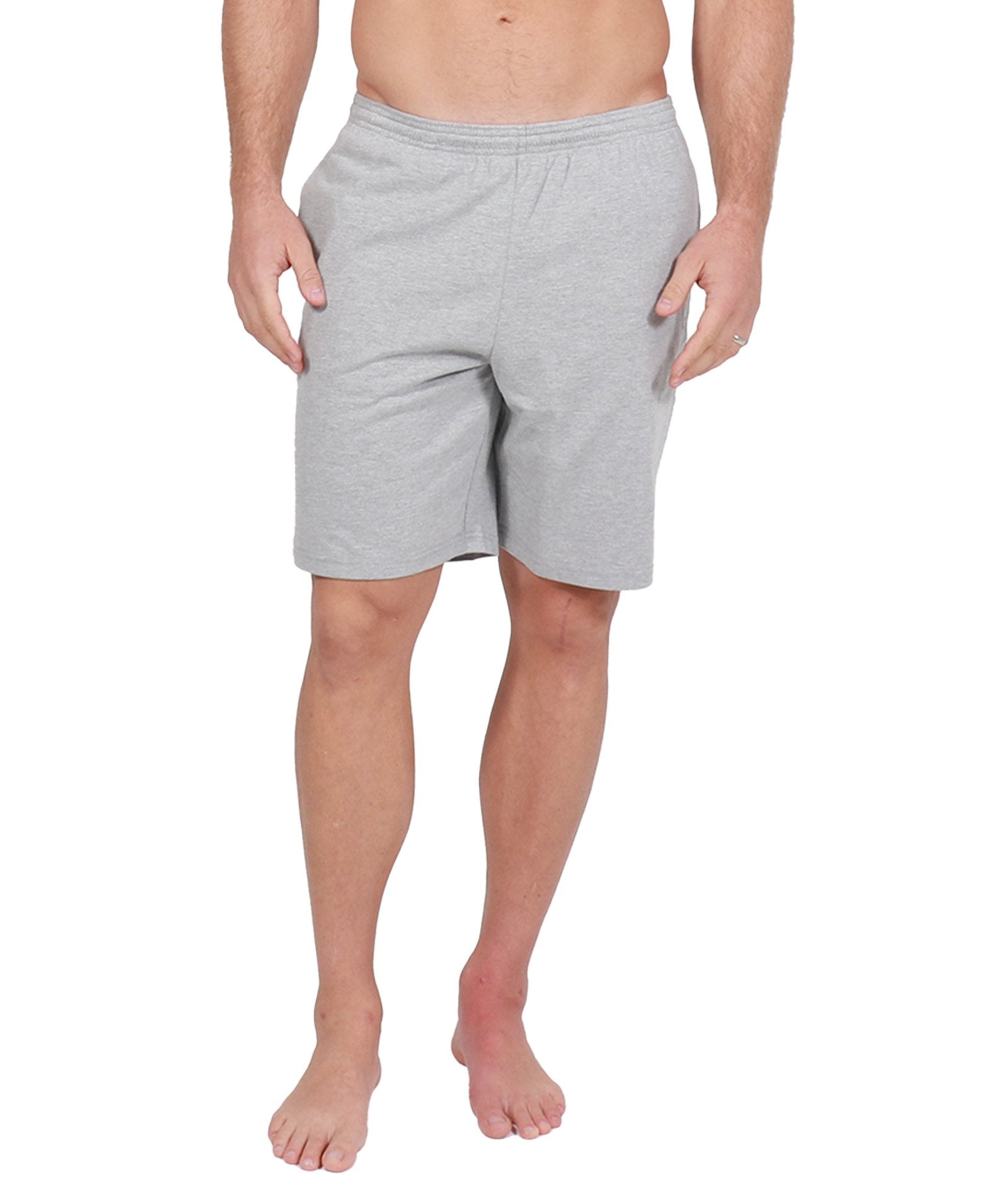 Men's Heather Grey Down To Basics Short