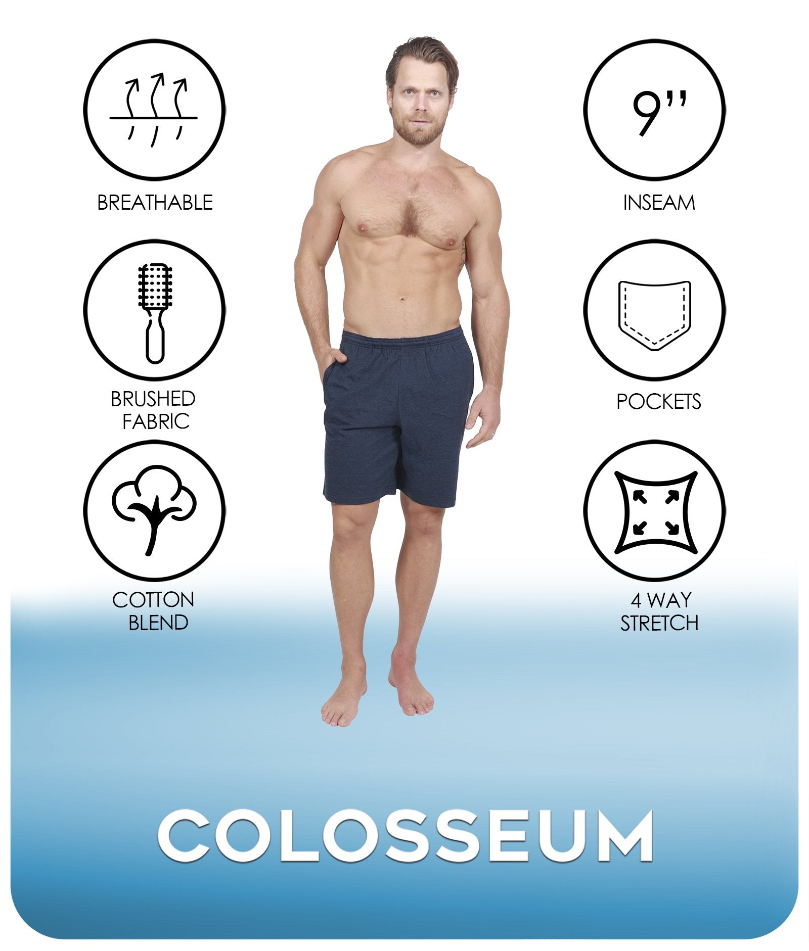 Men's Thunder Down To Basics Short Features