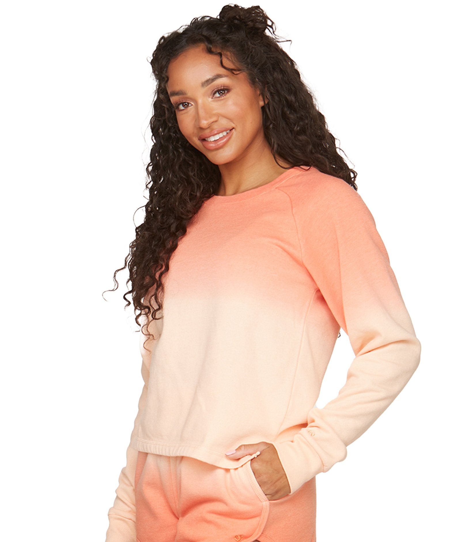 Women's Firecracker Elena Ombre Crewneck