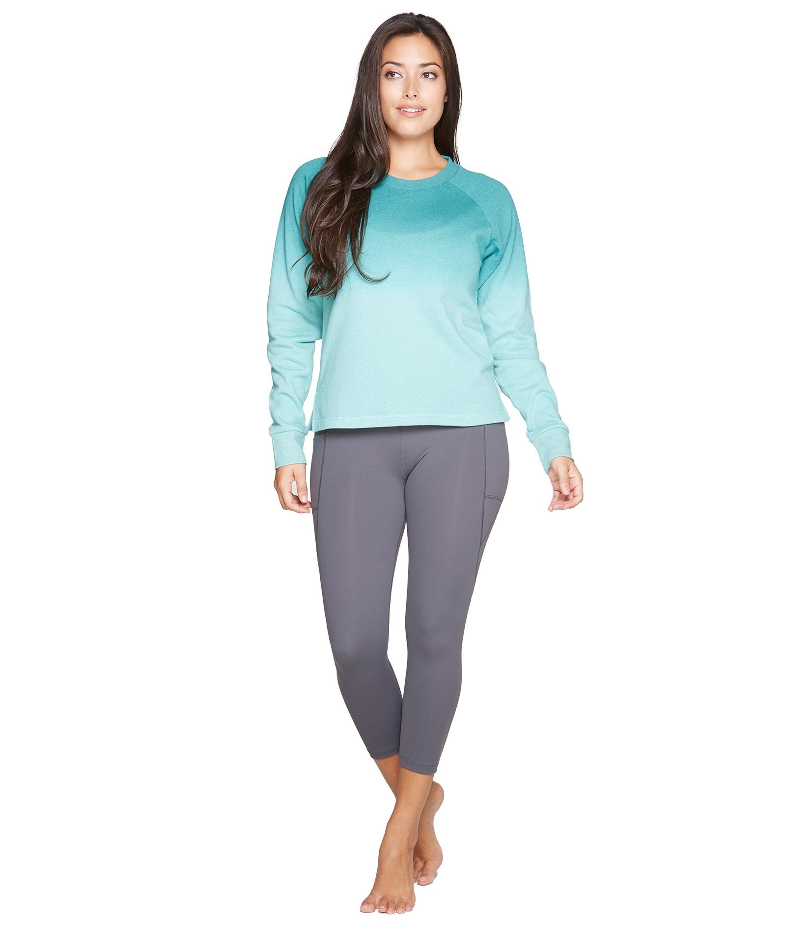 Women's Jade Elena Ombre Crewneck