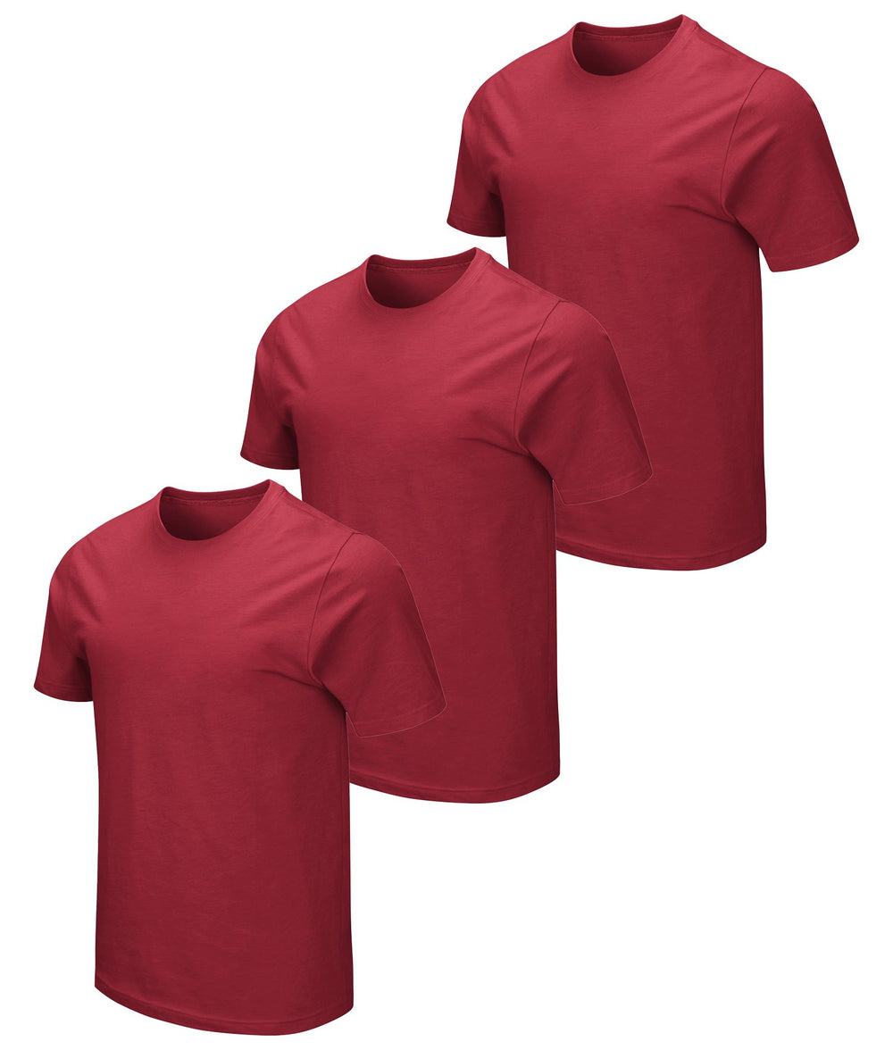 Men's Cardinal 3-Pack Essential Dual Blend Tee