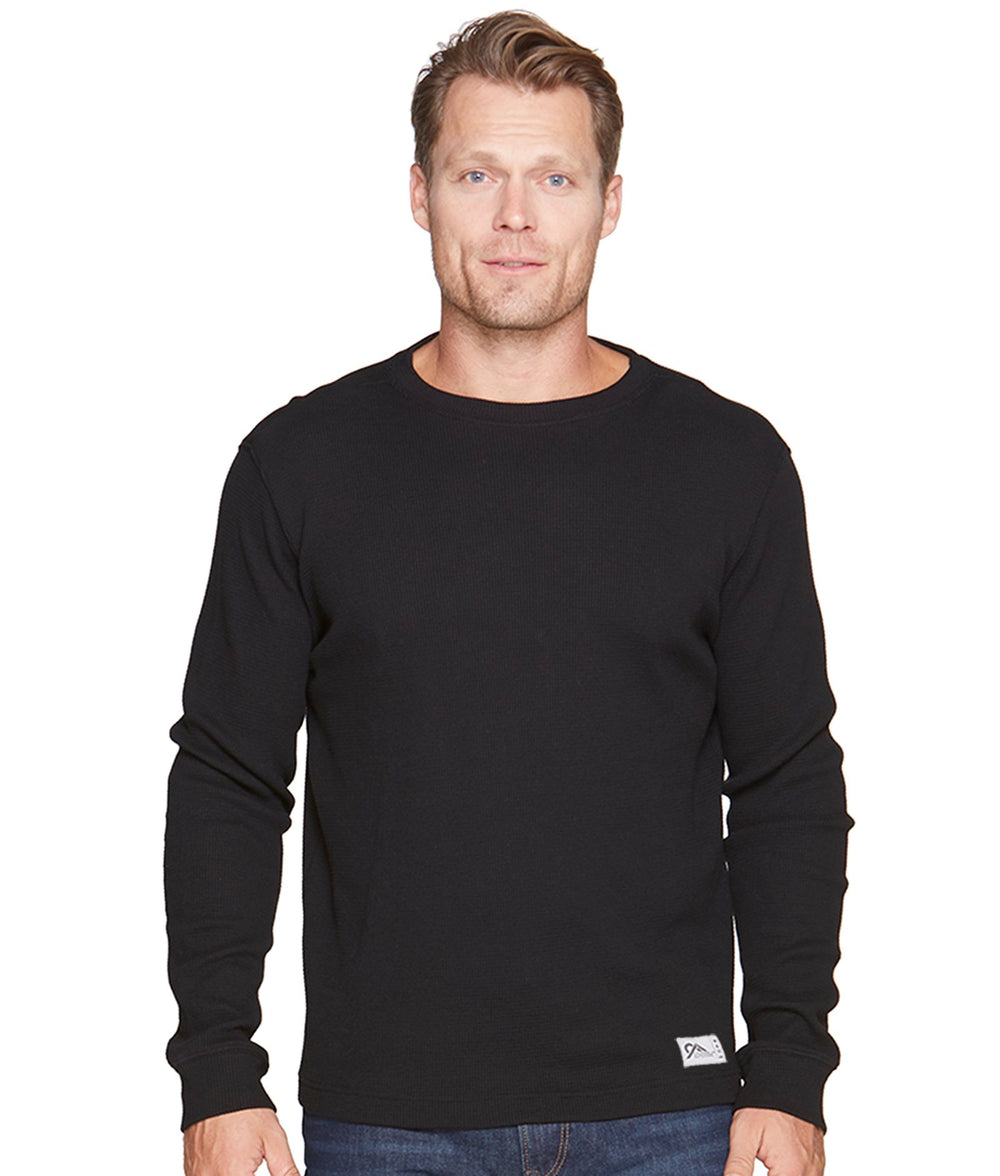 Men's Black Furnace Long Sleeve Thermal Shirt