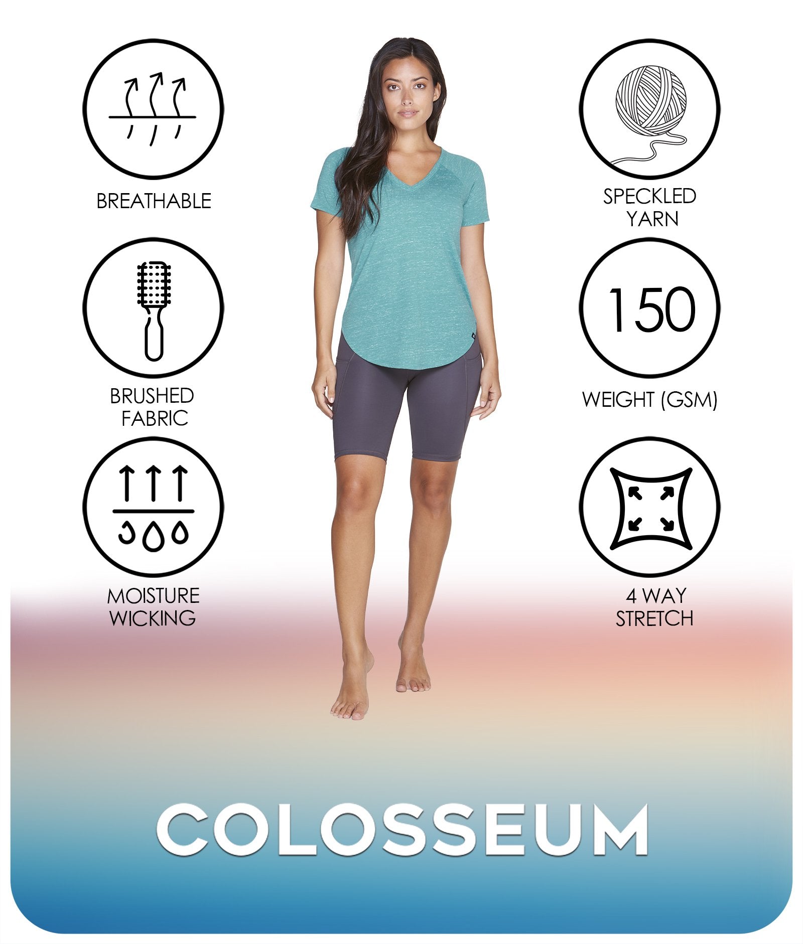 Women's Jade Gemma Tee Features