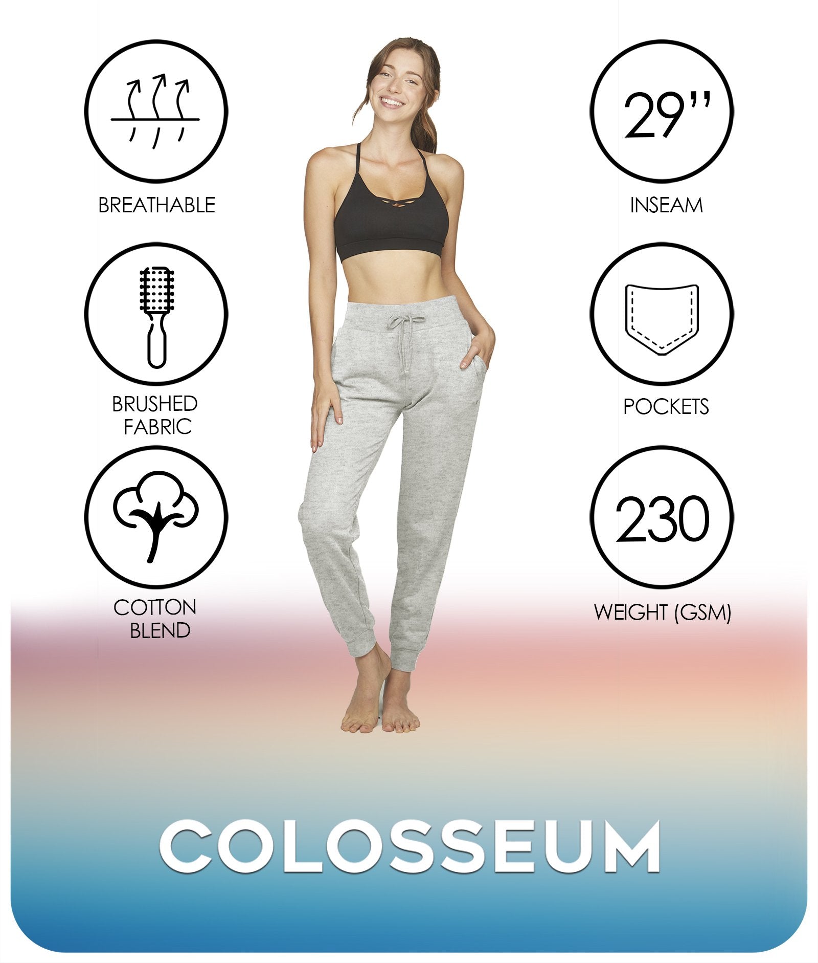 Women's Vanilla Cream Grace Jogger Features